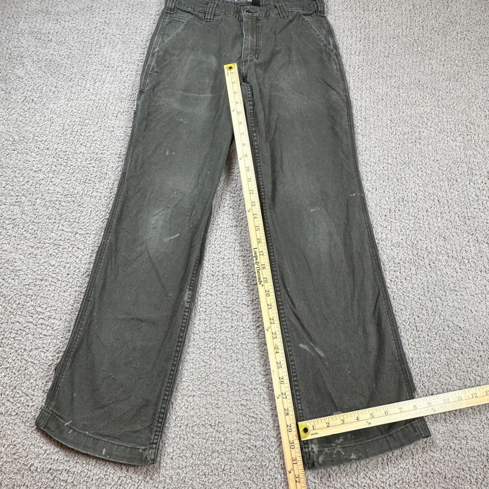 Carhartt Carhartt Relaxed Fit Work Pants Men's 32x32 Gray Canvas Size US 32 / EU 48 - 4 Thumbnail