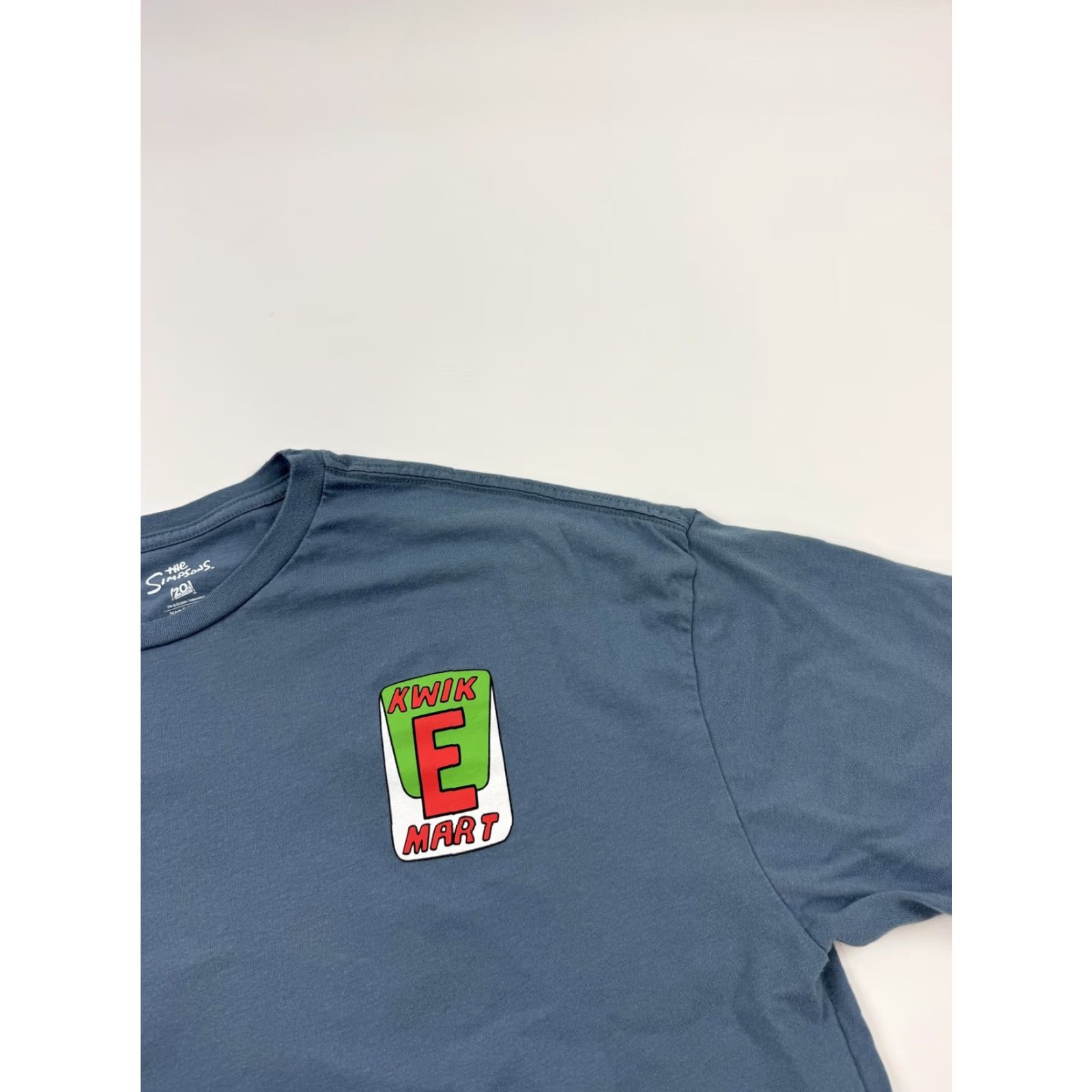 Vintage The Simpsons Kwik-E-Mart Shirt Mens Medium Blue Graphic Tee Thank You Come Again Size US M / EU 48-50 / 2 - 2 Thumbnail