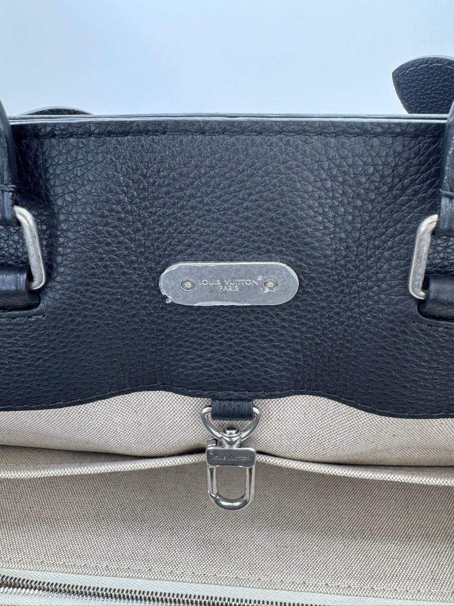 Louis Vuitton 2024 Louis Vuitton Steamer 40 Black Leather Size ONE SIZE - 8 Thumbnail
