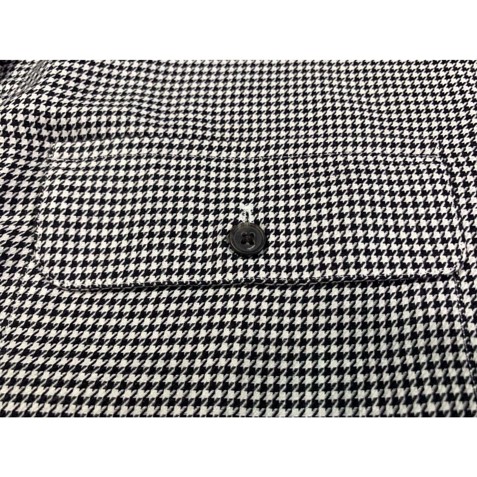Polo Ralph Lauren Polo Ralph Lauren Button-Up Shirt Mens Large Long Sleeve Black White Houndstooth Size US L / EU 52-54 / 3 - 4 Thumbnail