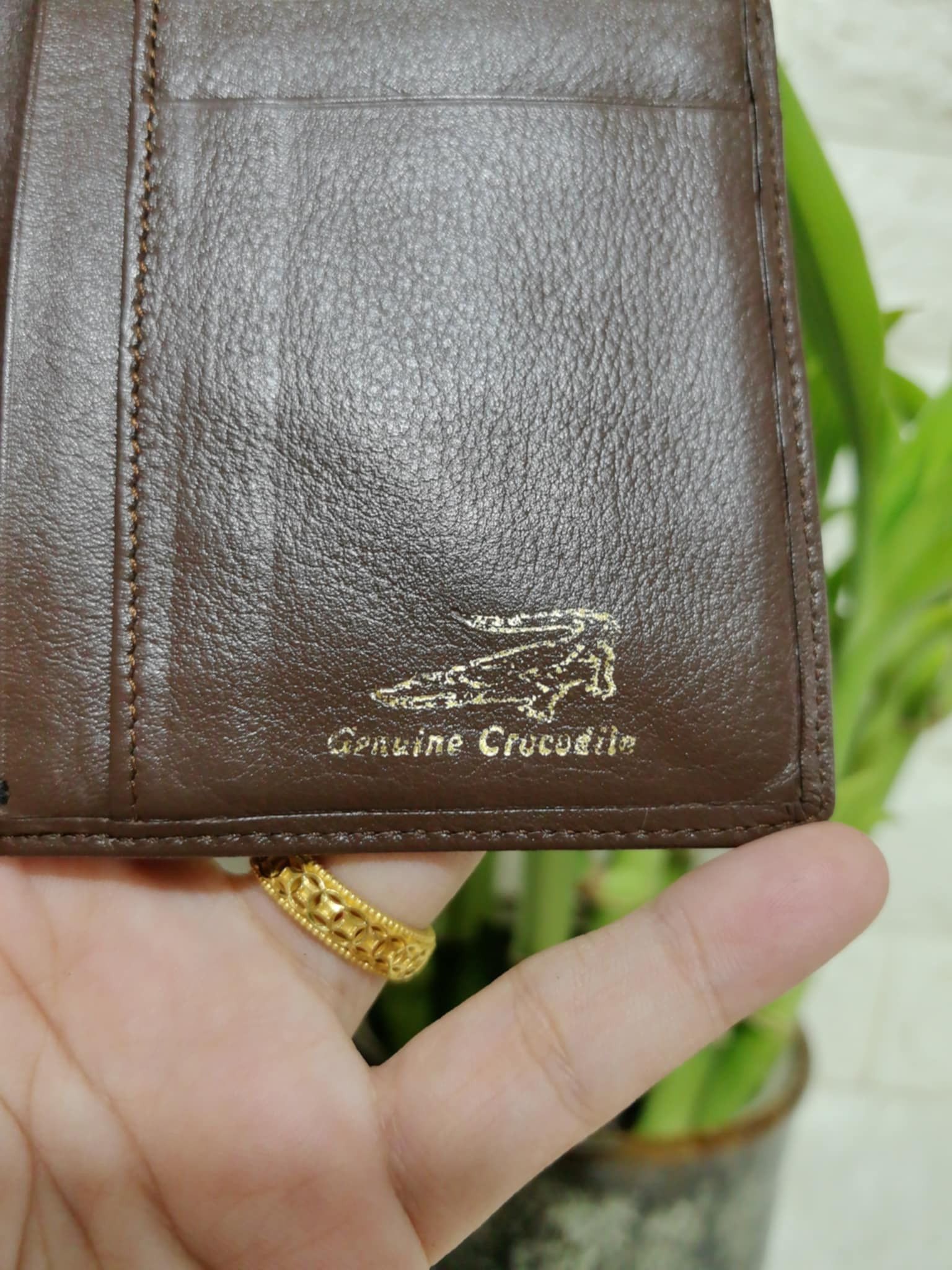 Japanese Brand JAPAN GENUINE CROCODILE LEATHER BI-FOLD LONG WALLET Size ONE SIZE - 5 Thumbnail