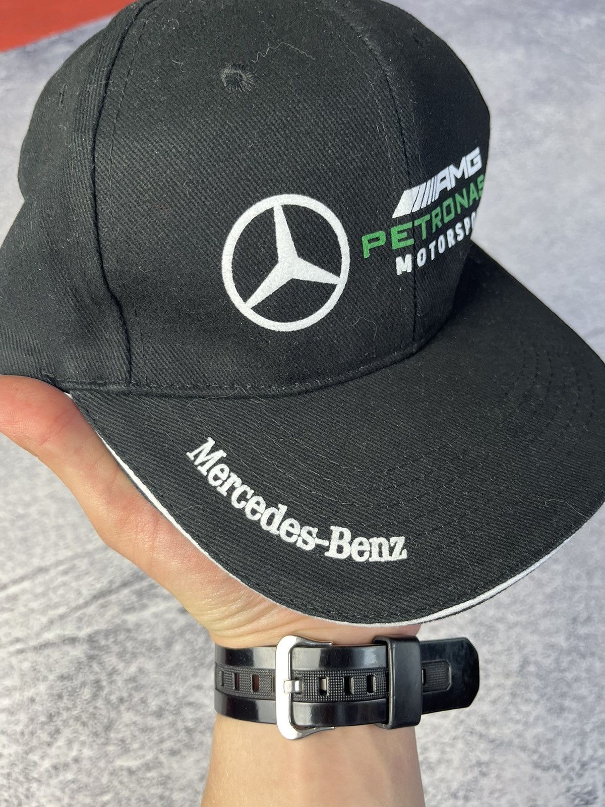 Formula 1 Vintage Mercedes Benz Rare Cap AMG Petronas Formula 1 OS Size ONE SIZE - 3 Thumbnail