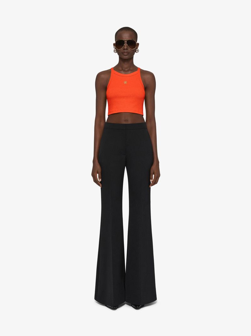 Givenchy o1n1vont0326 Cropped Tank Top in Orange Size L / US 10 / IT 46 - 2 Thumbnail