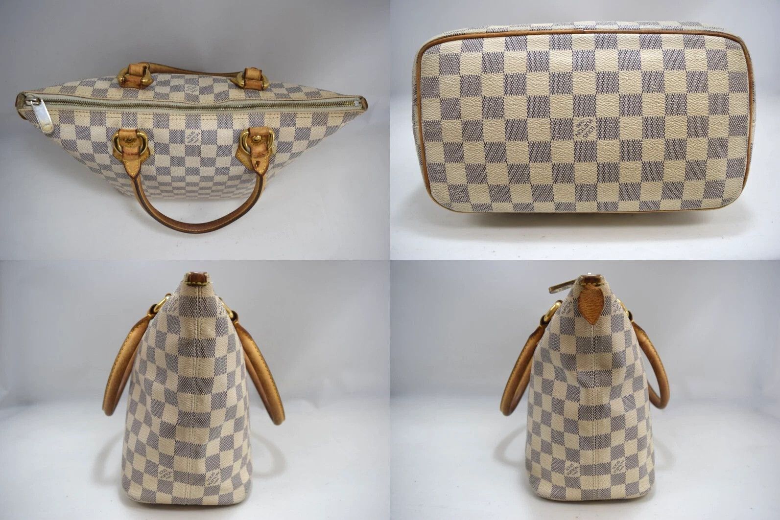 Louis Vuitton Auth Louis Vuitton Saleya PM Tote Bag Azur Canvas N51186 Size ONE SIZE - 8 Thumbnail