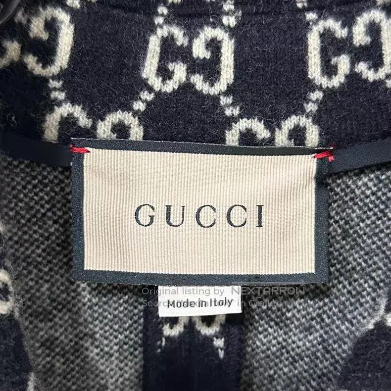 Gucci Gucci Golden buckle old flower full-print cloak shawl coat Size XS / US 0-2 / IT 36-38 - 5 Thumbnail