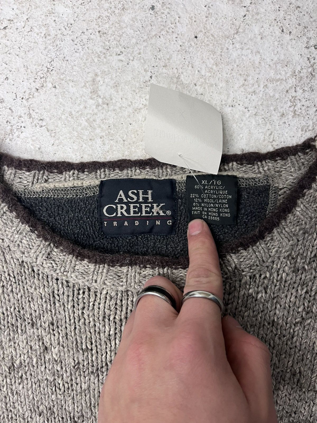 Vintage Vintage ash creek patterned knit sweater Size US XL / EU 56 / 4 - 3 Thumbnail