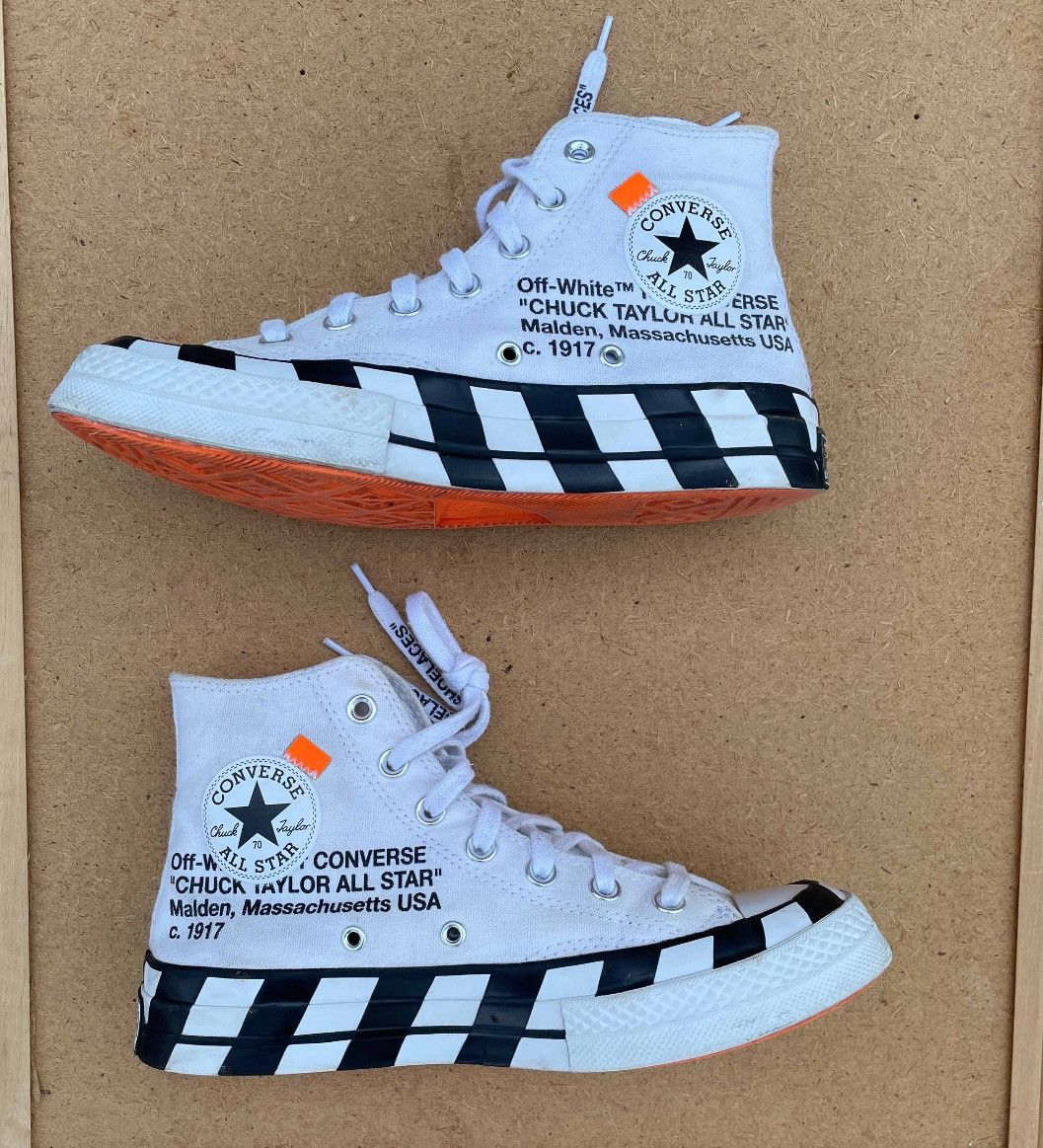 Converse × Off-White Off-White x Nike Converse Chuck 70 Size US 6 / EU 39 - 2 Thumbnail