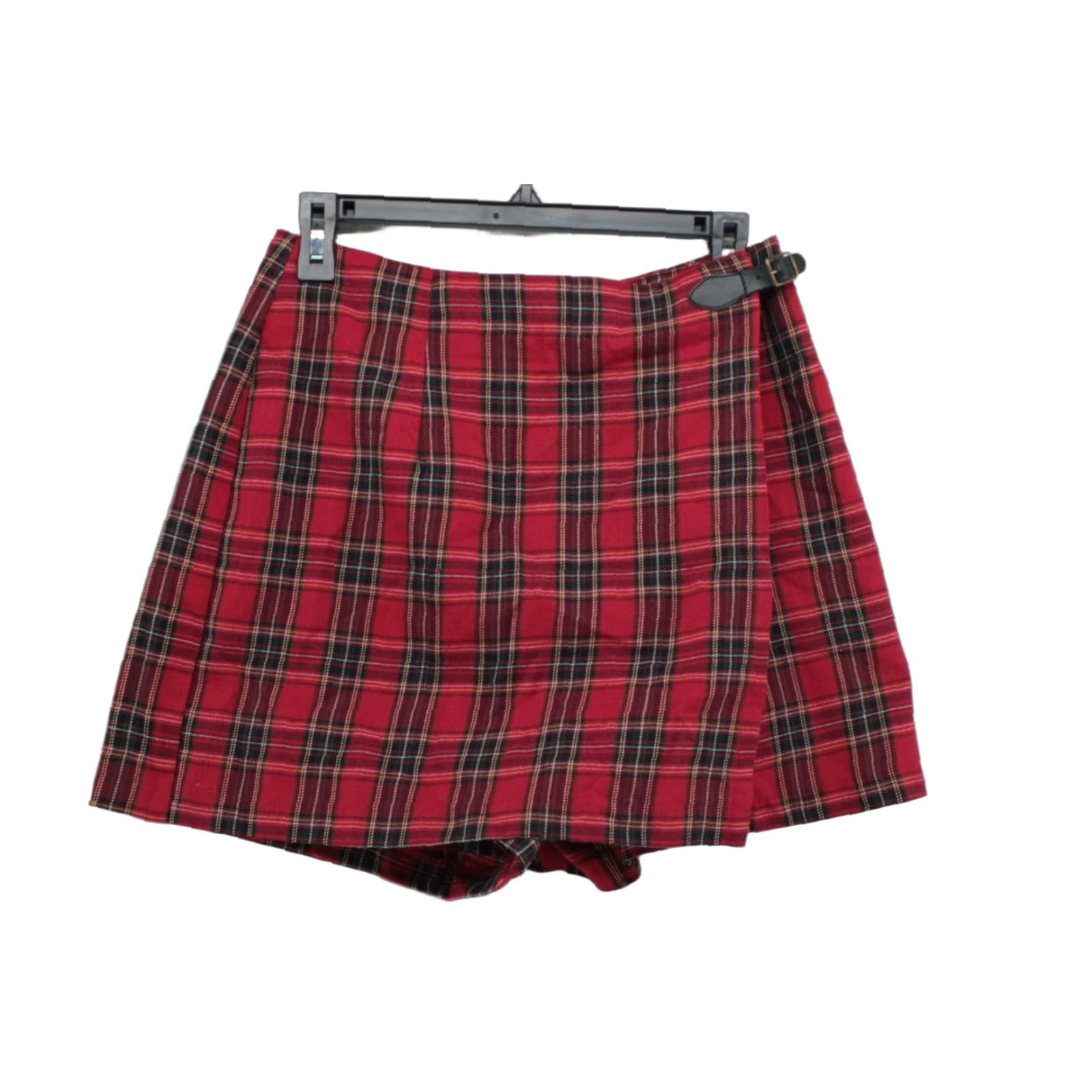 Vintage VINTAGE California Concepts Plaid Mini Skort Women's Size 7 Red Belted Size 28" / US 6 / IT 42 - 1 Thumbnail