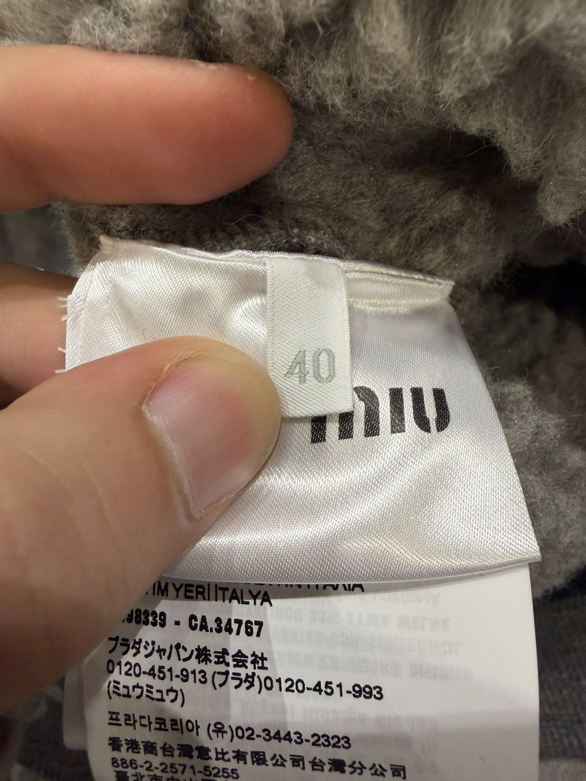 Miu Miu Miu Miu Fleece Full Zip Hoodie Size US M / EU 48-50 / 2 - 4 Thumbnail