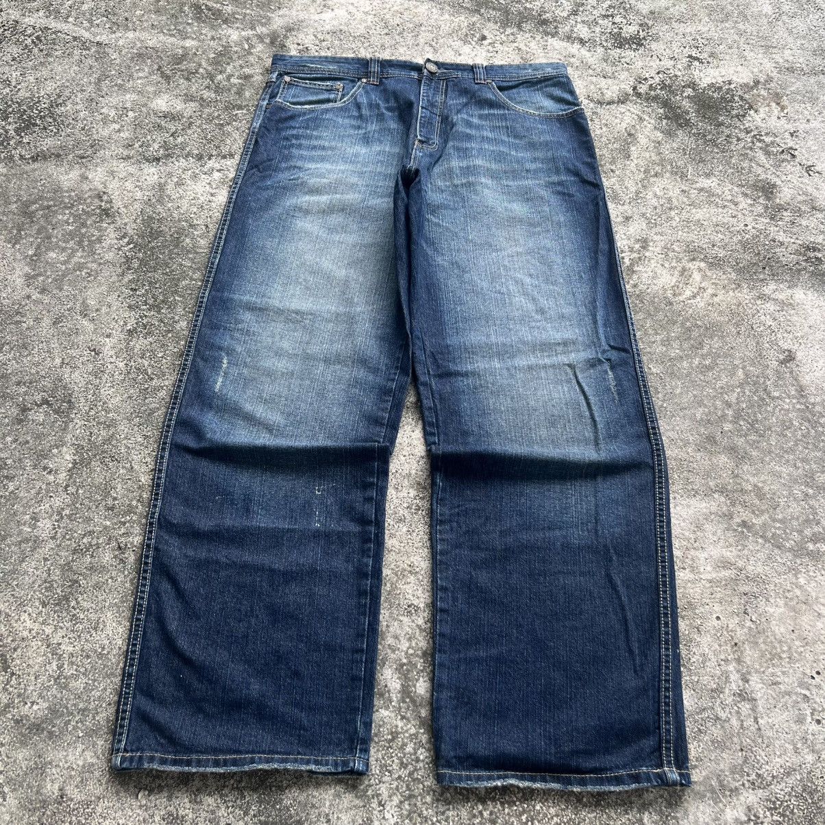 Pelle Pelle “y2k style” PELLE PELLE ACID WASH BAGGY JEANS Size US 38 / EU 54 - 2 Thumbnail