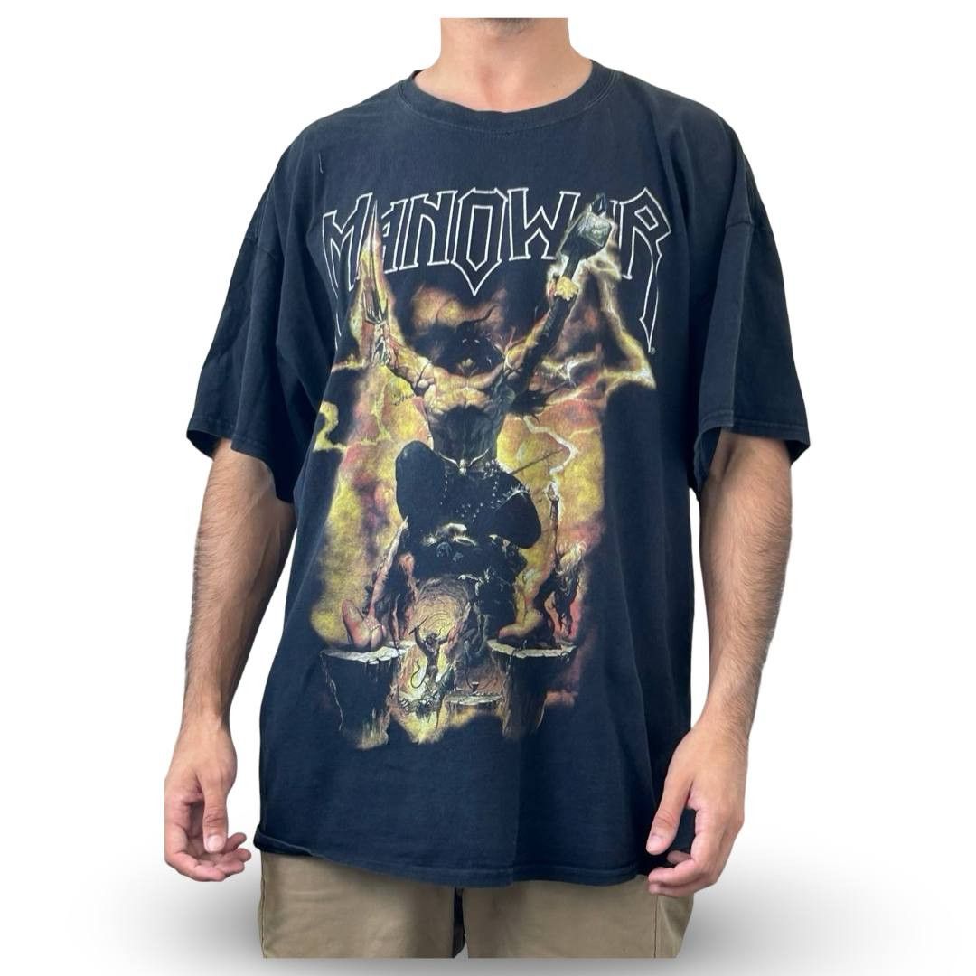 Band Tees Manowar triumph of steel band tshirt Size US XXL / EU 58 / 5 - 1 Thumbnail