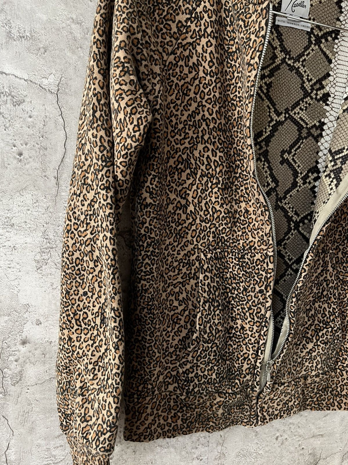 Needles Number (N)ine x Needles Leopard Hoodie Size S / US 4 / IT 40 - 2 Thumbnail