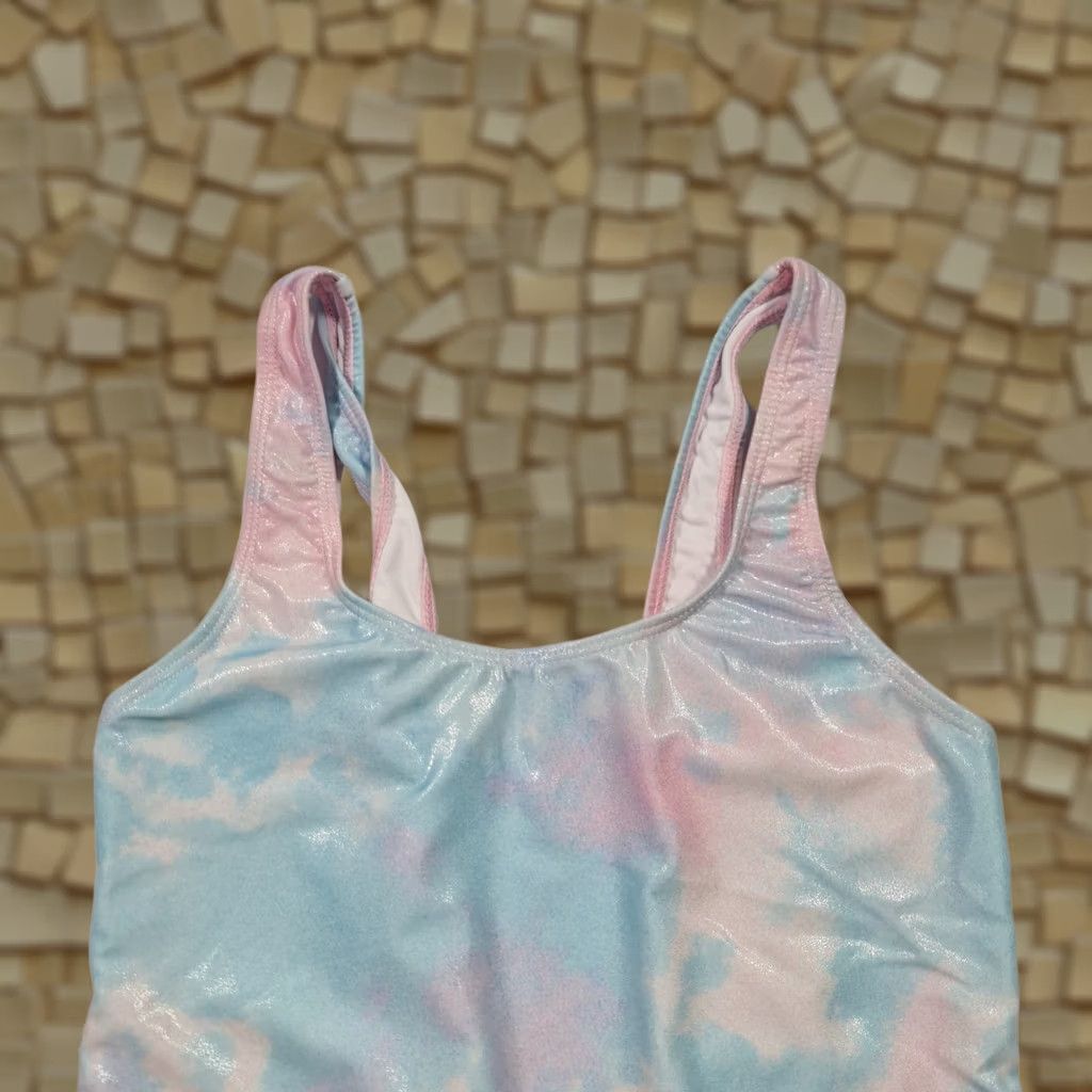 Vintage Chelsea Peers Womens One Piece Swimsuit Pink Tie Dye Glitter Small Size ONE SIZE - 1 Thumbnail