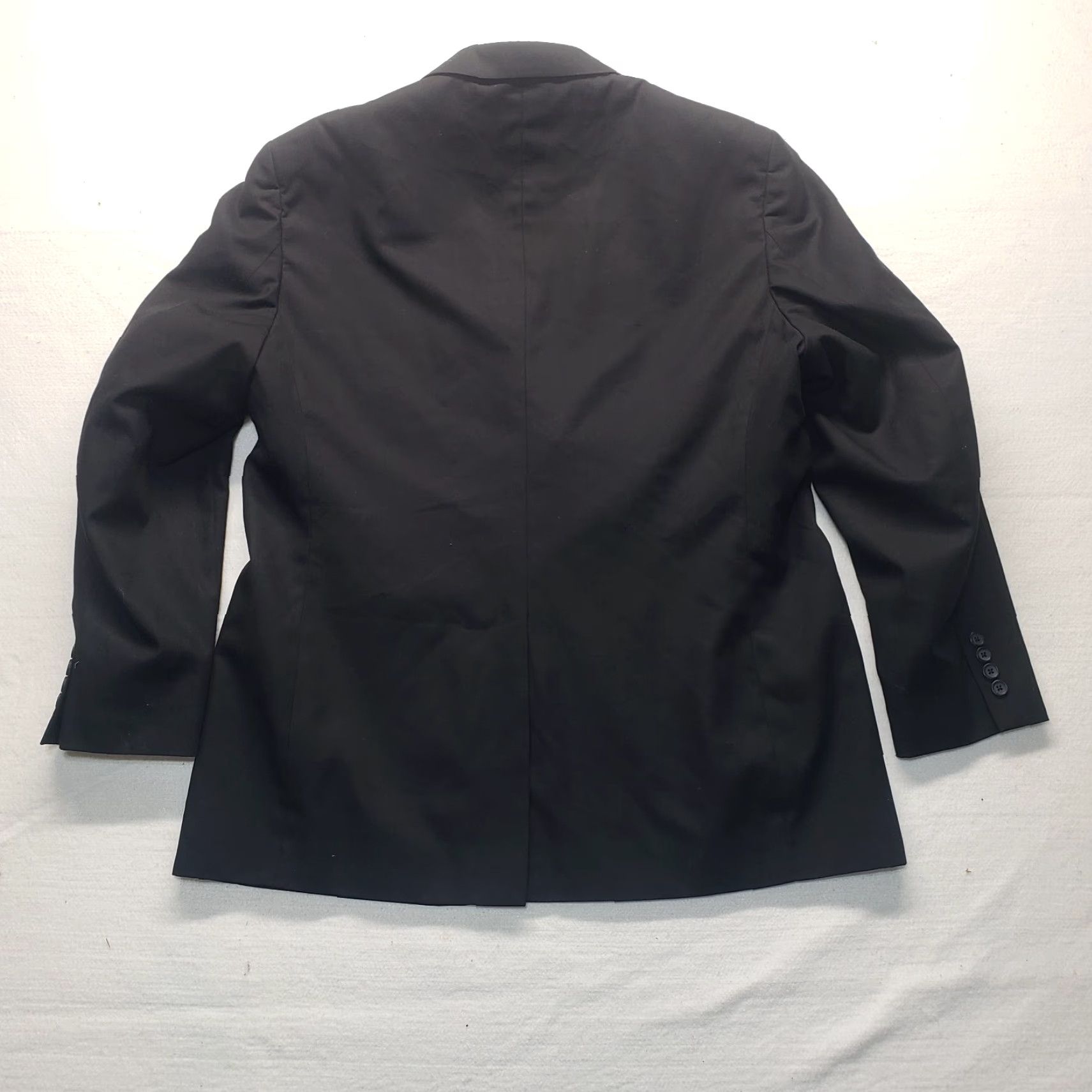 Geoffrey Beene Geoffrey Beene Wool Blazer Jacket Dark Grey 2 Pounds Adult Men's Size 44R Size 44R - 8 Thumbnail