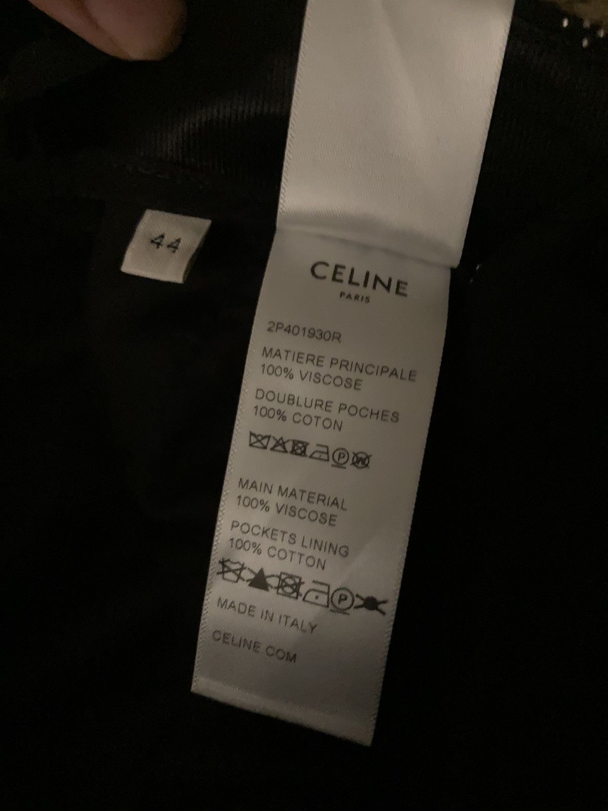 Celine AW22 Celine Crystal Striped Pants 44 2022 Boy Doll Hedi Size US 28 / EU 44 - 8 Thumbnail
