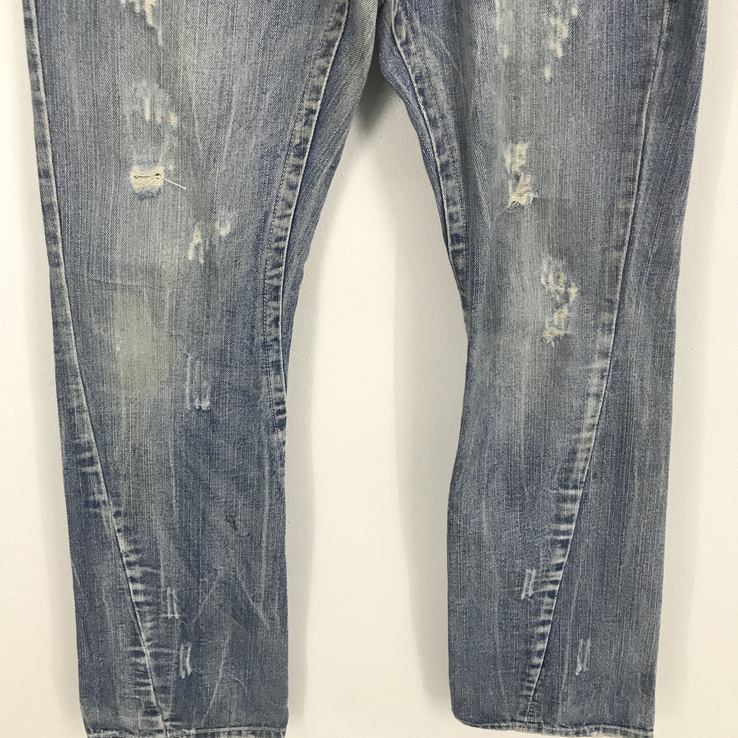 Japanese Brand Rare sorridere japan bootcut distressed denim jeans pants Size US 30 / EU 46 - 3 Thumbnail