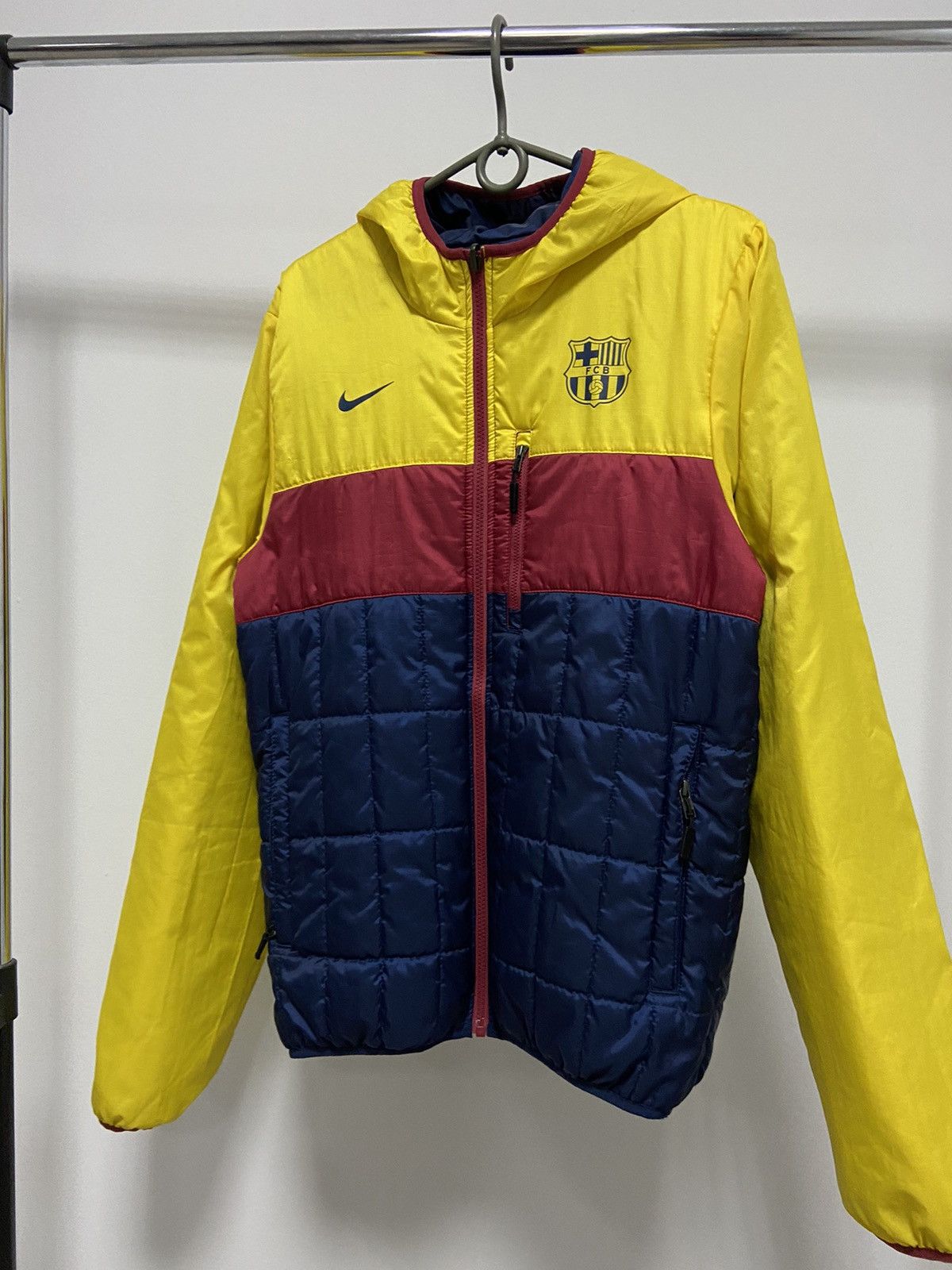 Nike × Vintage Nike Jacket small Logo Vintage Y2K Style Nylon Puffer Size US S / EU 44-46 / 1 - 1 Thumbnail