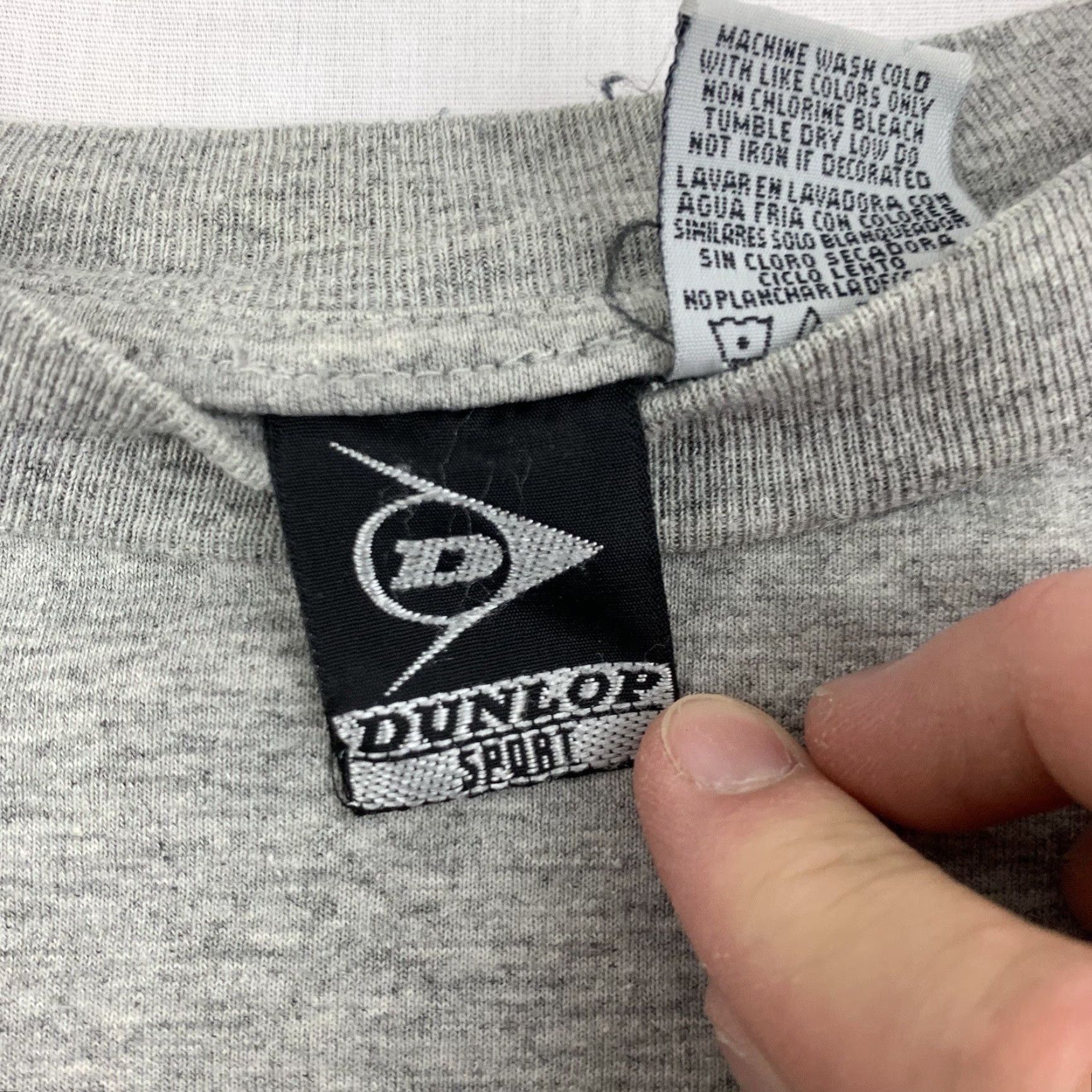 Dunlop VINTAGE Dunlop Sport Shirt Adult XL Gray 90s Y2K No Limits Sports Athletic T-Shirt Men Short Sleeve Crew Neck Size US XL / EU 56 / 4 - 3 Thumbnail