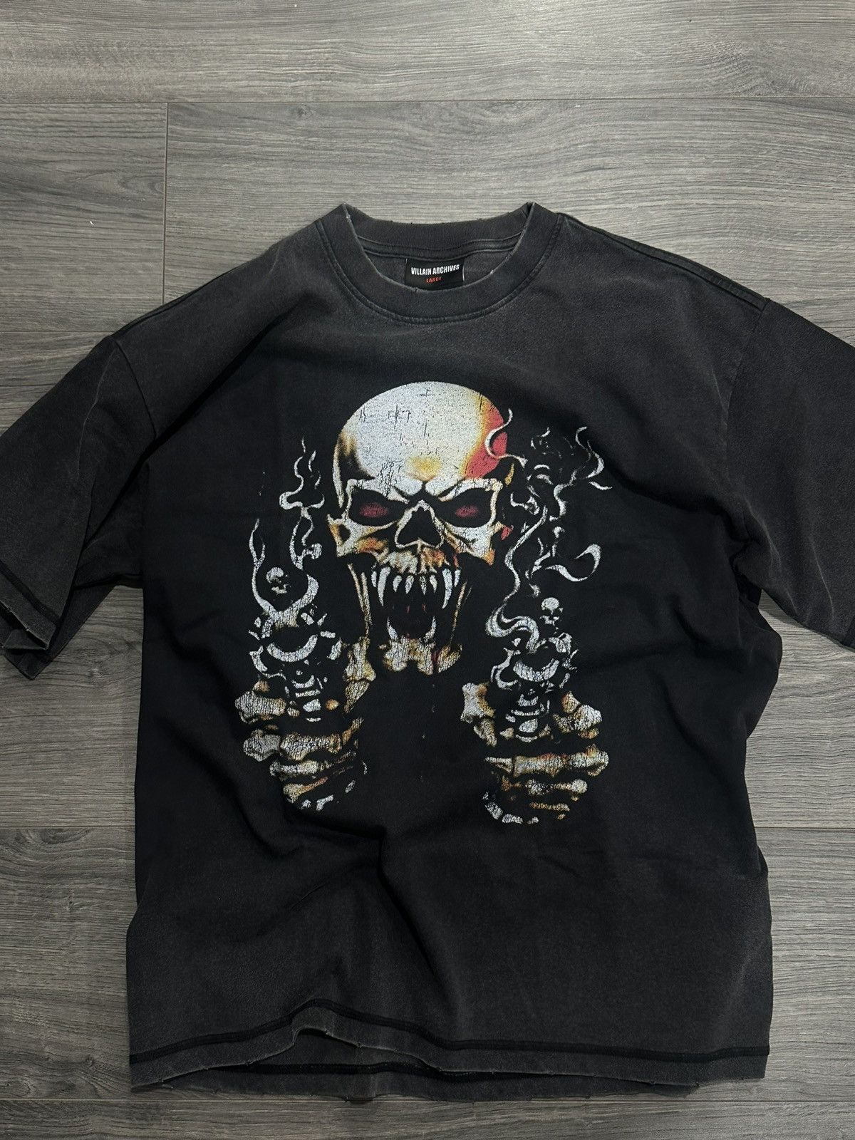 Vintage Skeleton shooter Tee Size US M / EU 48-50 / 2 - 1 Thumbnail