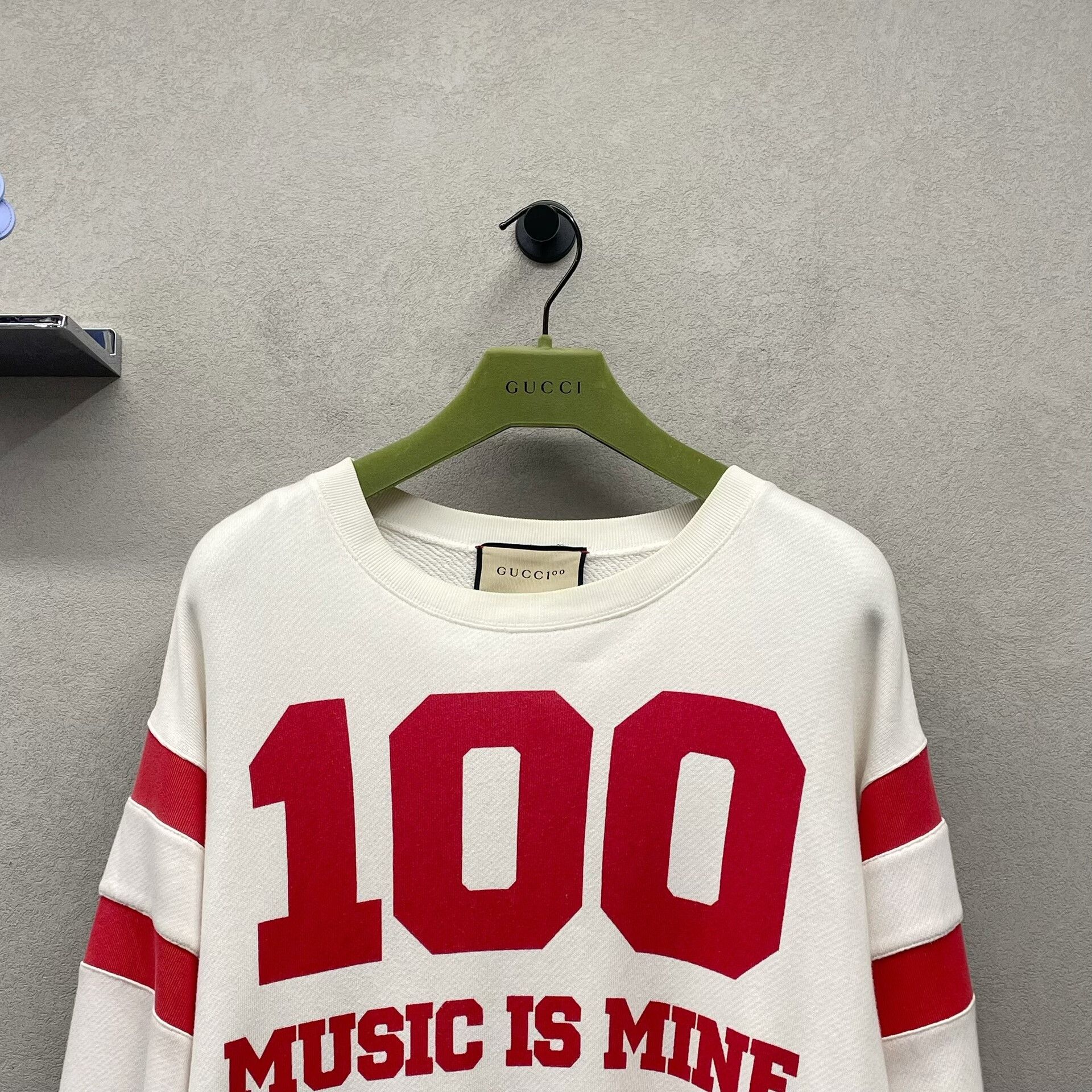Gucci gucci 100th anniversary white sweatshirt for men Size US M / EU 48-50 / 2 - 4 Thumbnail
