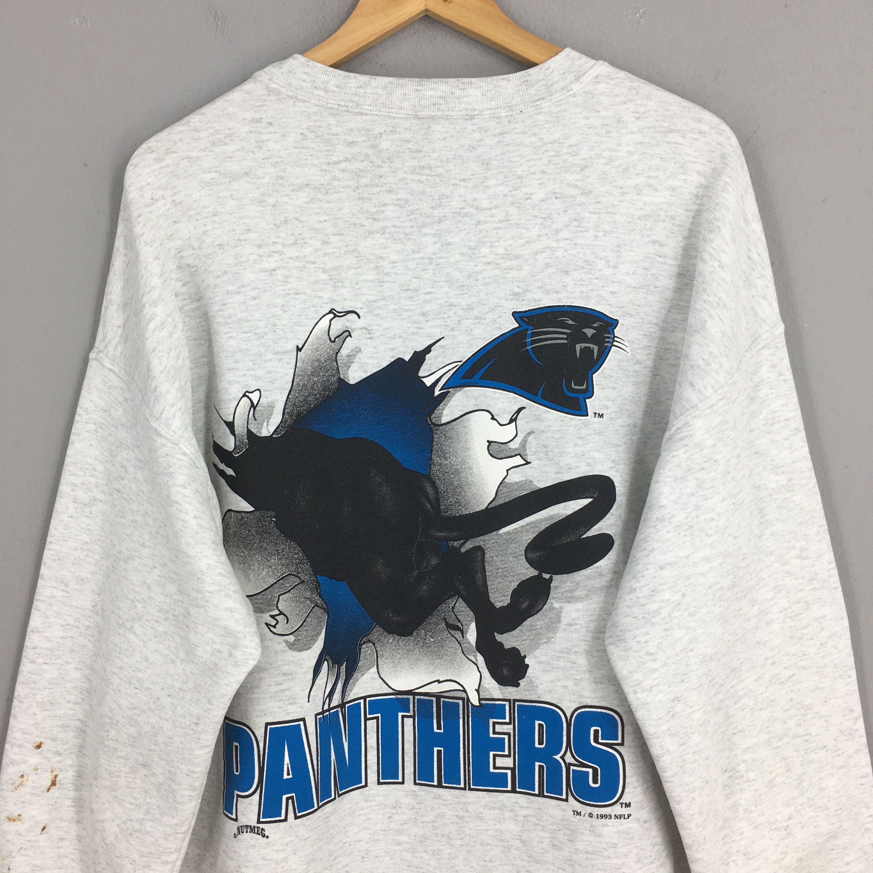 NFL Vintage Carolina Panthers NFL Football Sweatshirt XLarge Size US XL / EU 56 / 4 - 9 Thumbnail