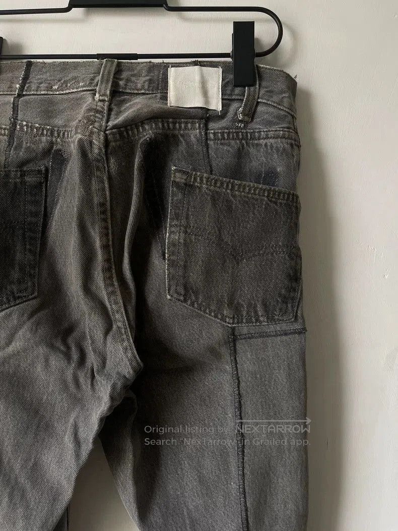 Takahiromiyashita The Soloist. Takahiromiyashita The Soloist Black Patchwork Denim Jeans. Size US 30 / EU 46 - 8 Thumbnail