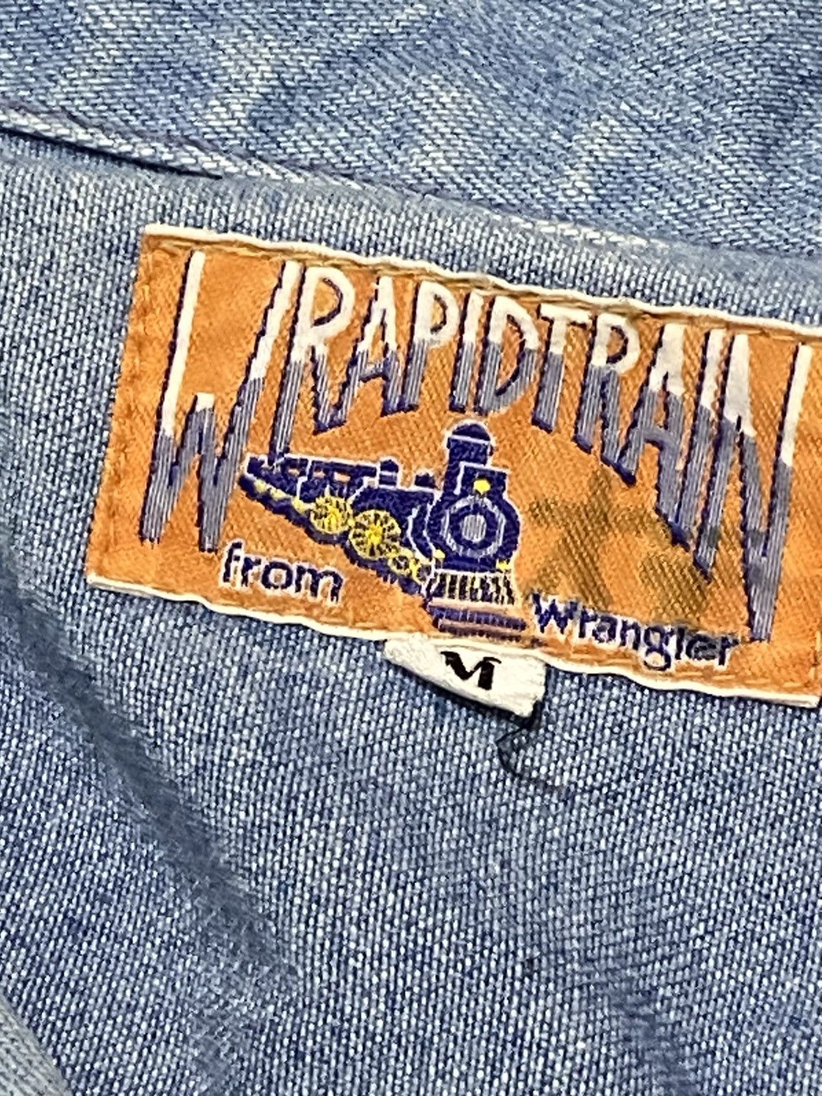 Wrangler Vintage WRAPIDTRAIN By Wrangler Denim Jacket Size US S / EU 44-46 / 1 - 8 Thumbnail