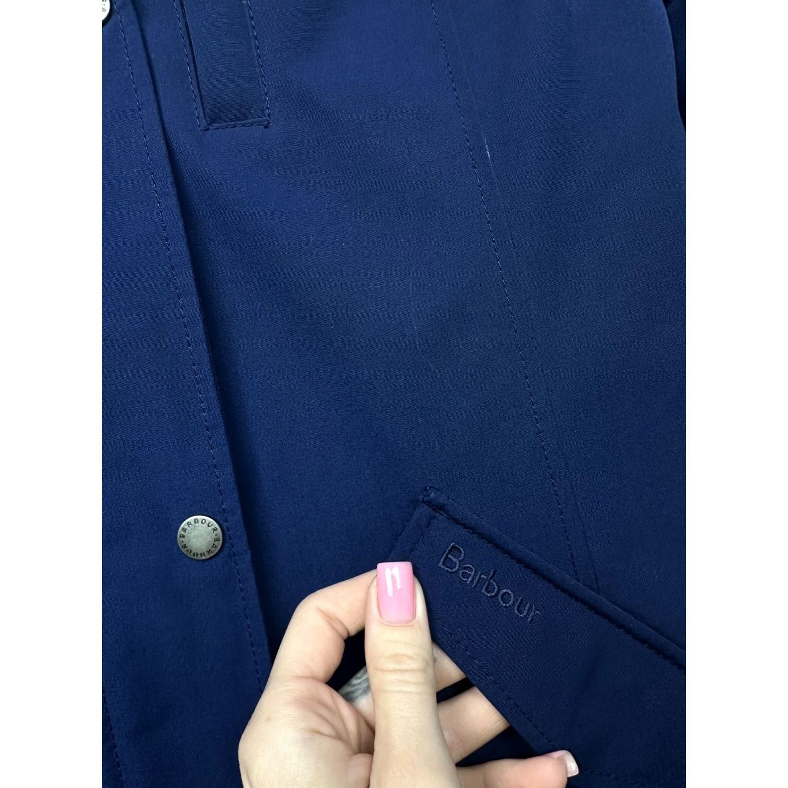 Barbour Barbour Jacket Womens Elper WB Waterproof Barbour UK 12 XS? (Original size UK 12) - Blue - Regular - Long Sleeve - Zip - Polyester X Size M / US 6-8 / IT 42-44 - 3 Thumbnail