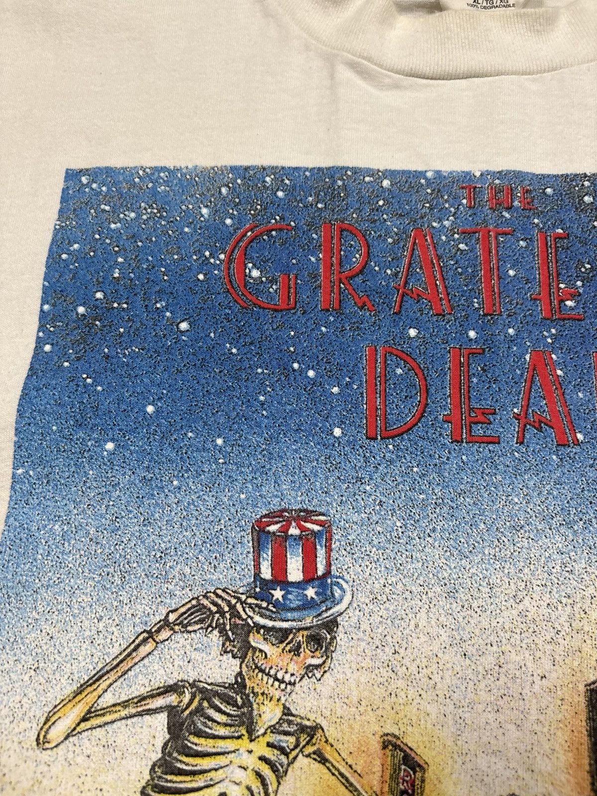 Band Tees Vintage 1995 Grateful Dead New York Radio City T-Shirt 90s Size US XL / EU 56 / 4 - 8 Thumbnail