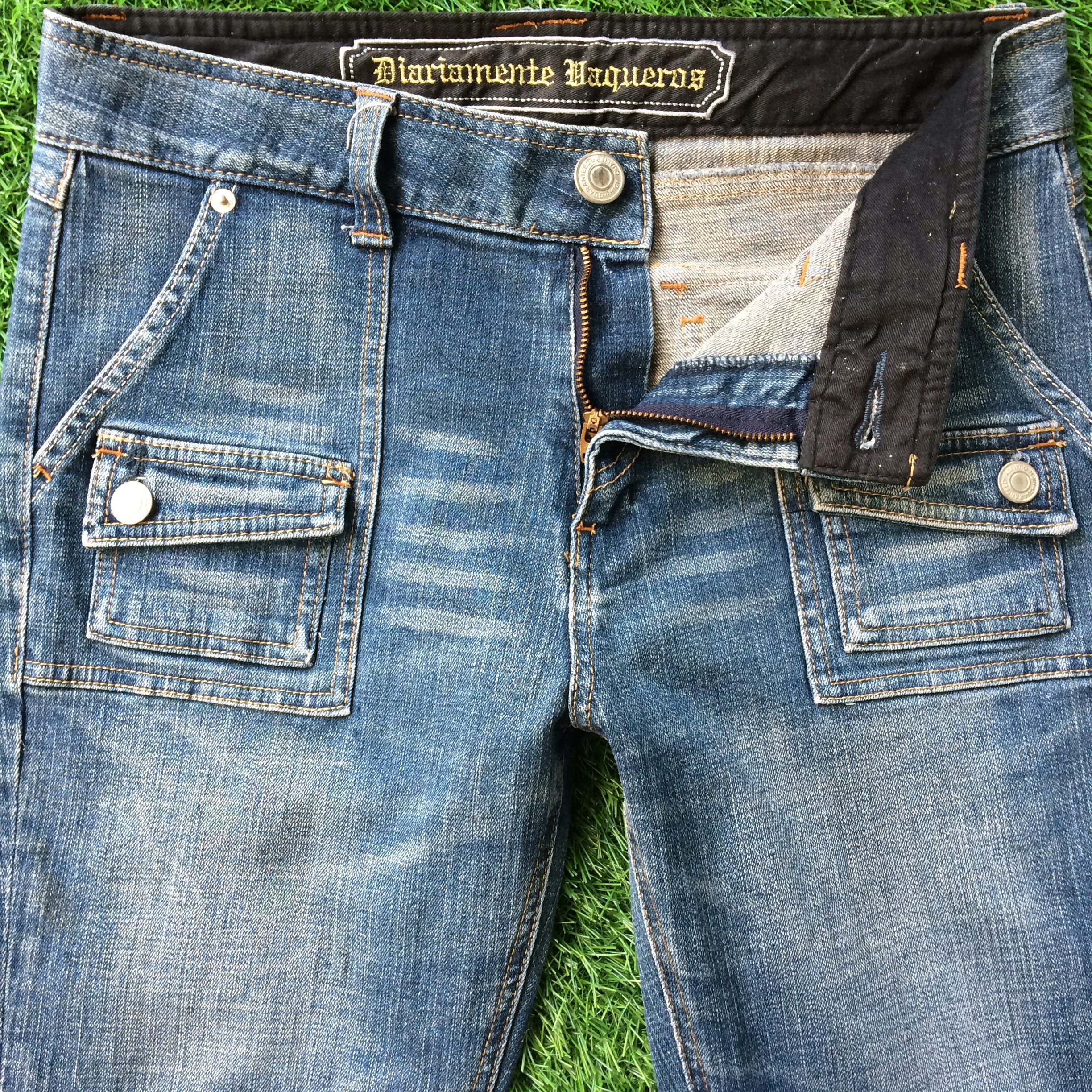 Japanese Brand × Jean Japanese Harajuku Wide Leg Flared Jeans D-769 Size US 28 / EU 44 - 3 Thumbnail
