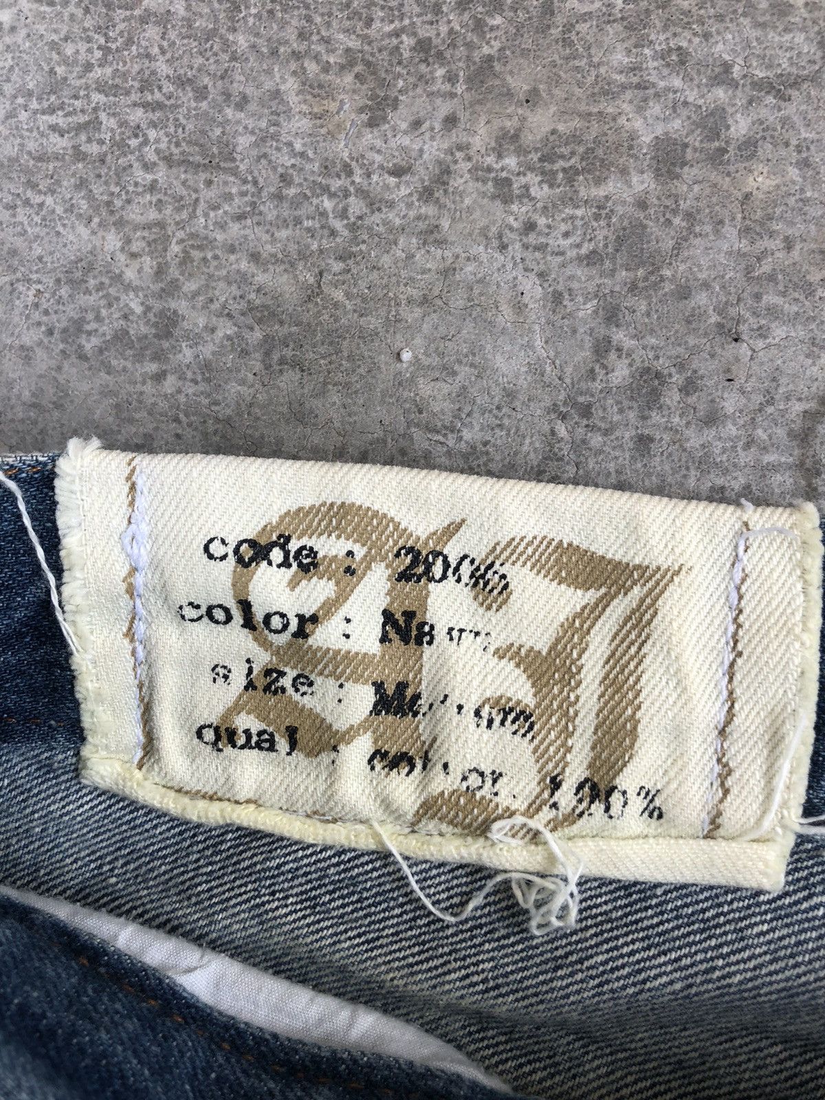 If Six Was Nine Japanese Antfui Flared Jeans Distressed Jeans Size US 31 - 17 Thumbnail