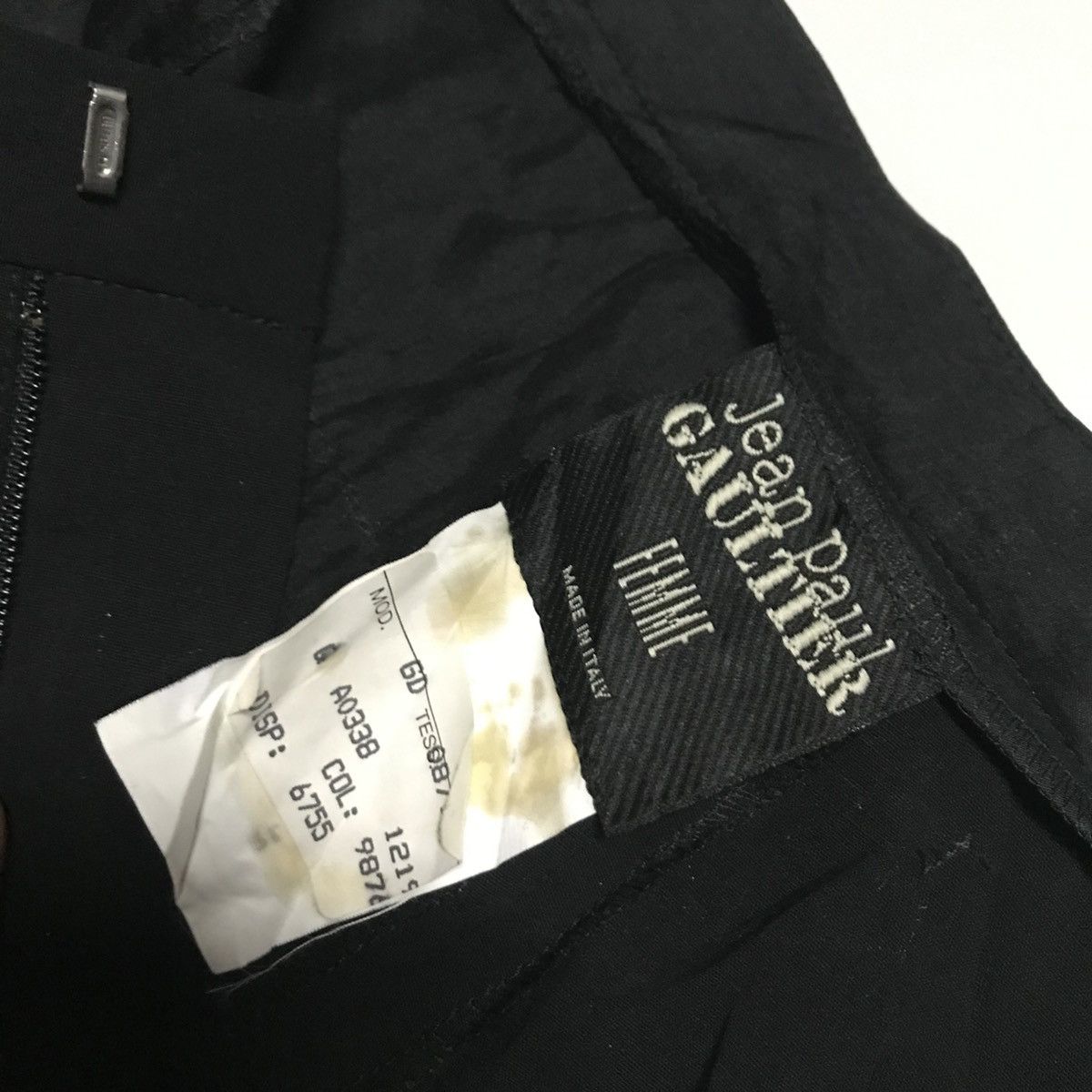 Jean Paul Gaultier JEAN PAUL GAULTIER FEMME WIDE LEG TROUSER PANTS Size 28" / US 6 / IT 42 - 4 Thumbnail