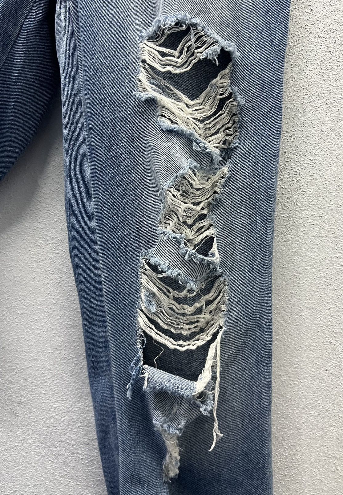 GU × Vintage GU Women’s Distressed Denim Overalls – Size M Size US 33 - 12 Thumbnail