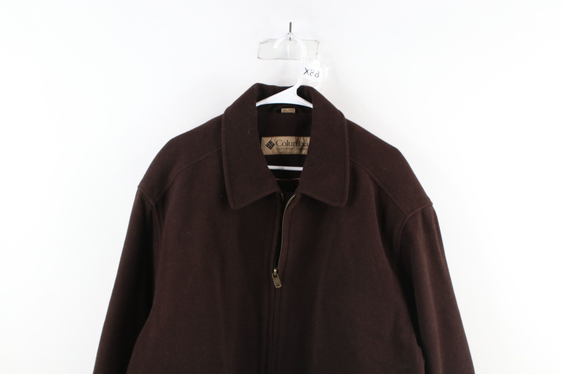 Columbia × Vintage Deadstock Vintage 90s Columbia Full Zip Bomber Jacket Brown Size US XXL / EU 58 / 5 - 2 Thumbnail