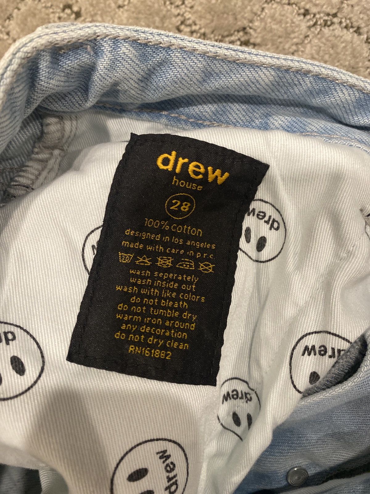 Drew House Drew house the patch denim shorts Size US 28 / EU 44 - 7 Thumbnail