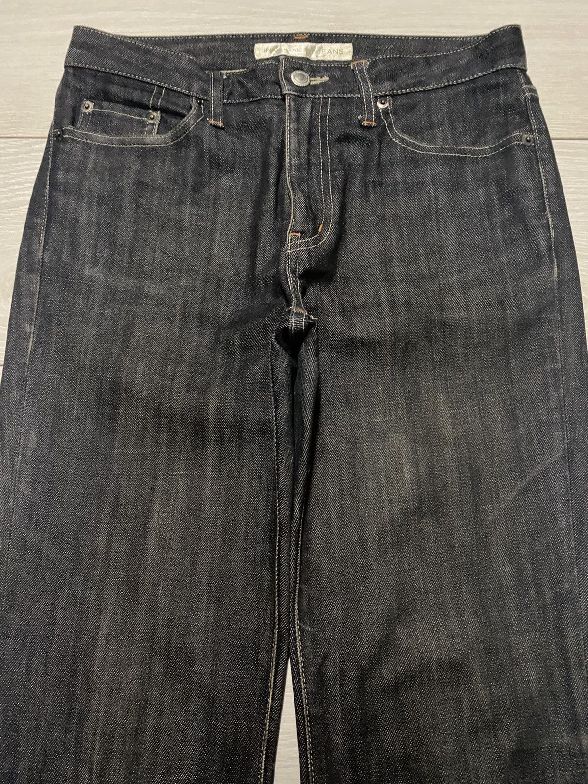 Jun Takahashi Vintage Japanese Brand Uniqlo Black Denim Flare Jeans Size US 29 - 3 Thumbnail