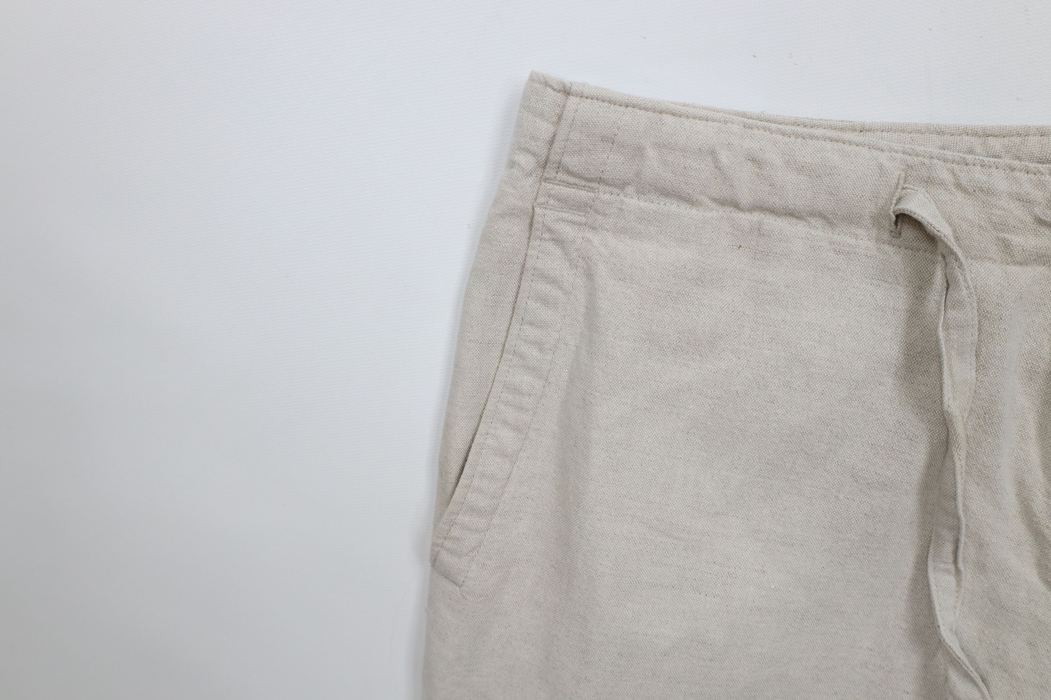 Vintage Vintage 90s Streetwear Blend Wide Leg Harem Pants Beige Size US 32 / EU 48 - 10 Thumbnail