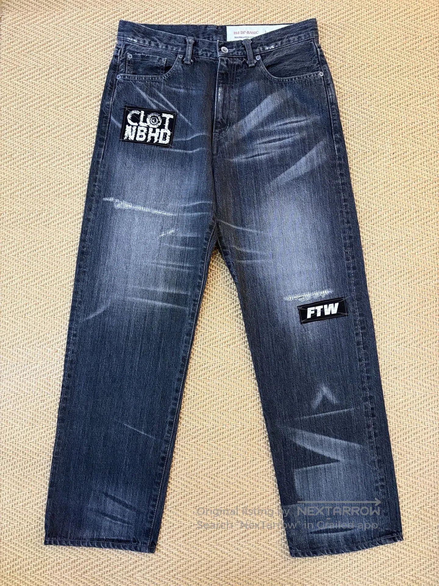 CLOT NEIGHBORHOOD x CLOT Collaboration Jeans. Size US 30 / EU 46 - 1 Thumbnail