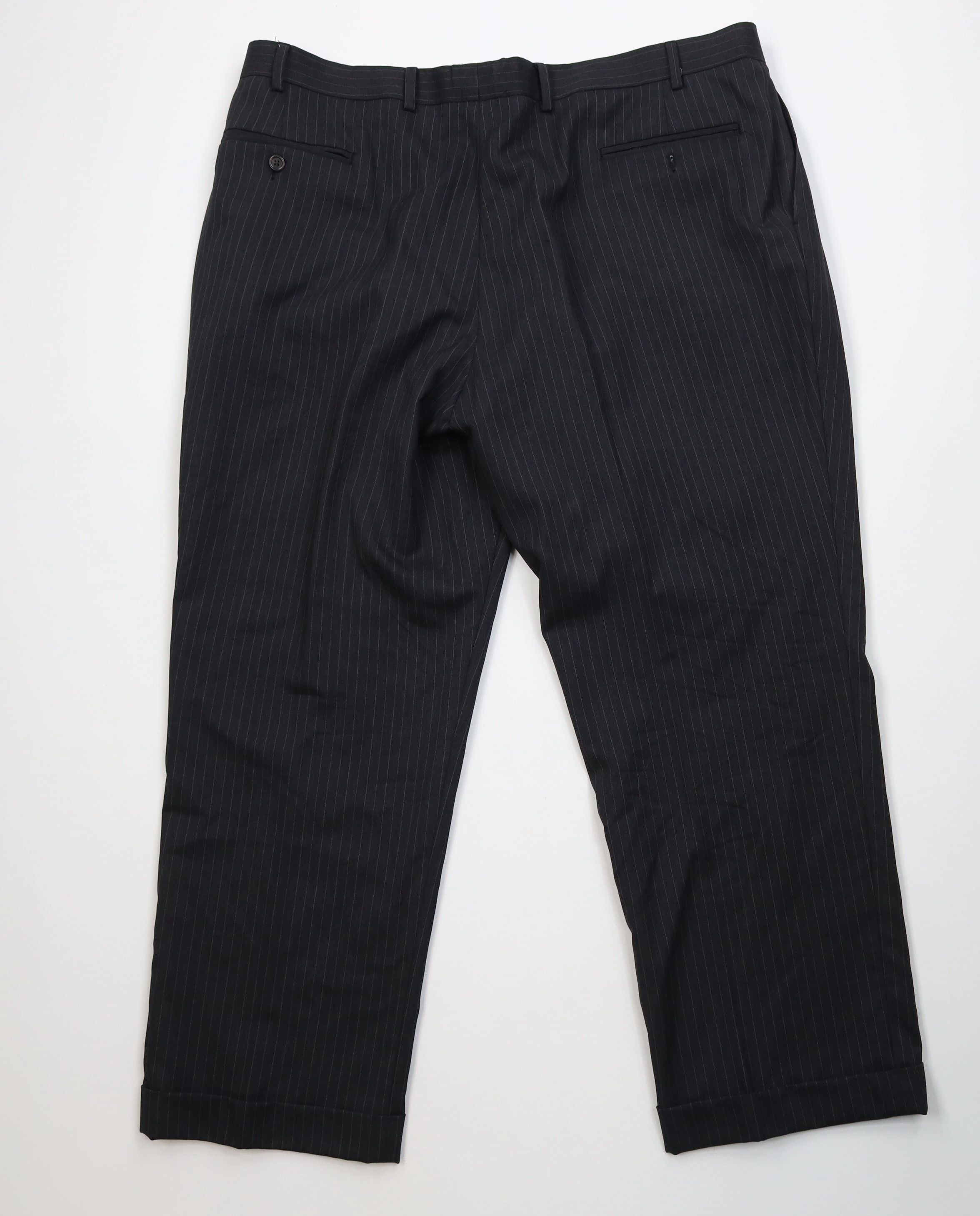 Vintage Vintage 90s Streetwear Wool Striped Wide Leg Chino Pants Size US 40 / EU 56 - 11 Thumbnail
