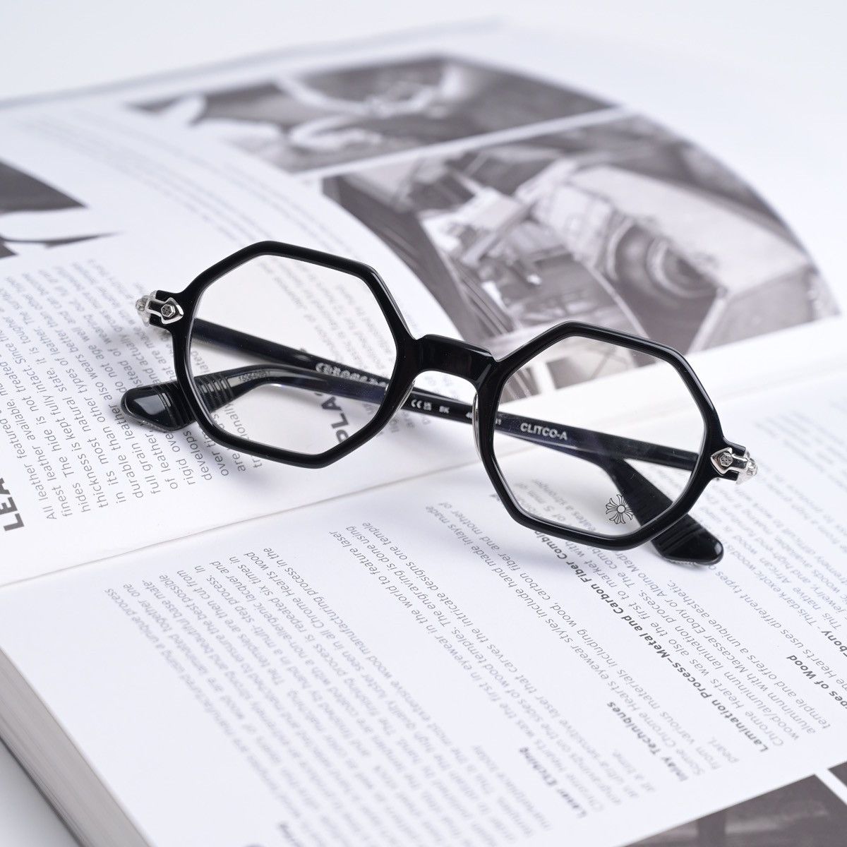 Chrome Hearts CHROME HEARTS CLITCO - A BLACK GLASSES Size ONE SIZE - 1 Thumbnail