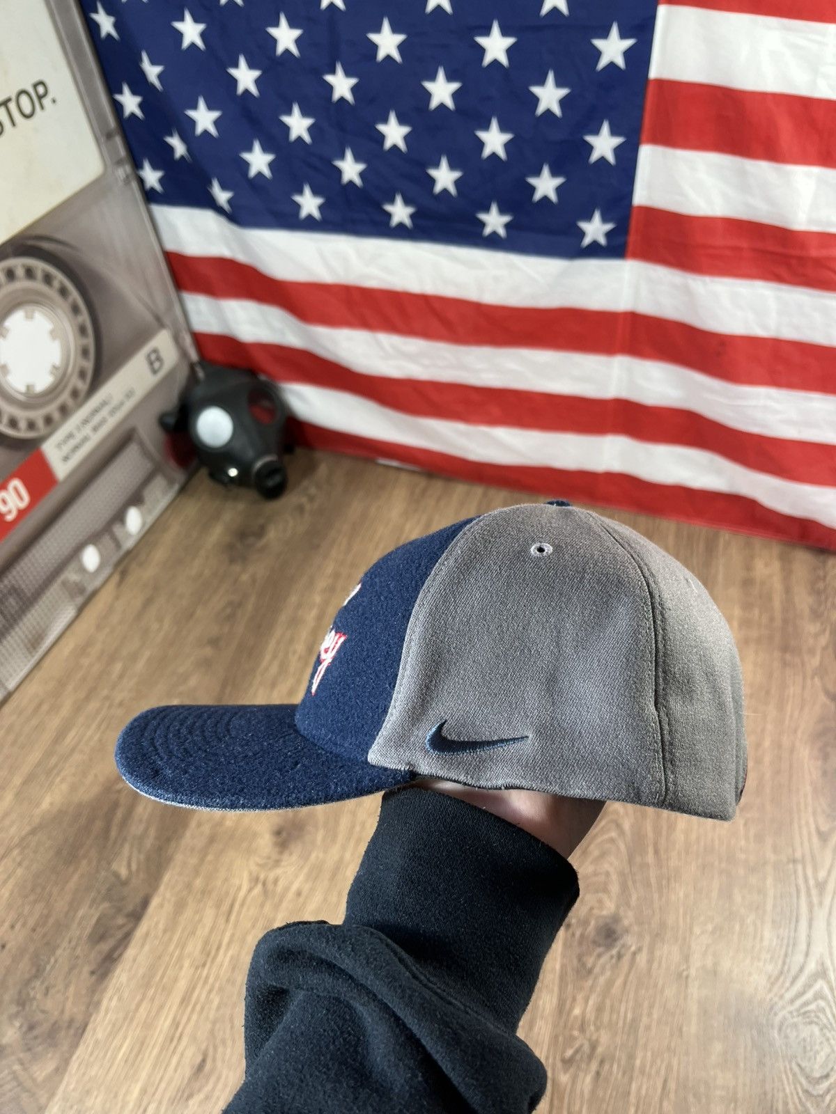 Vintage Vintage Nike New Jersey Hat Size M Size ONE SIZE - 6 Thumbnail