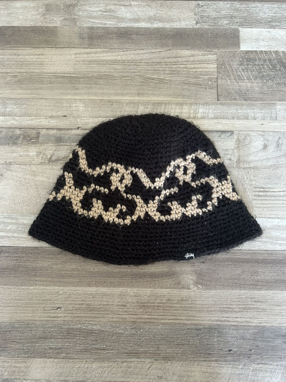 Stussy Stussy SS Knit Bucket Hat - Black Size ONE SIZE - 1 Thumbnail