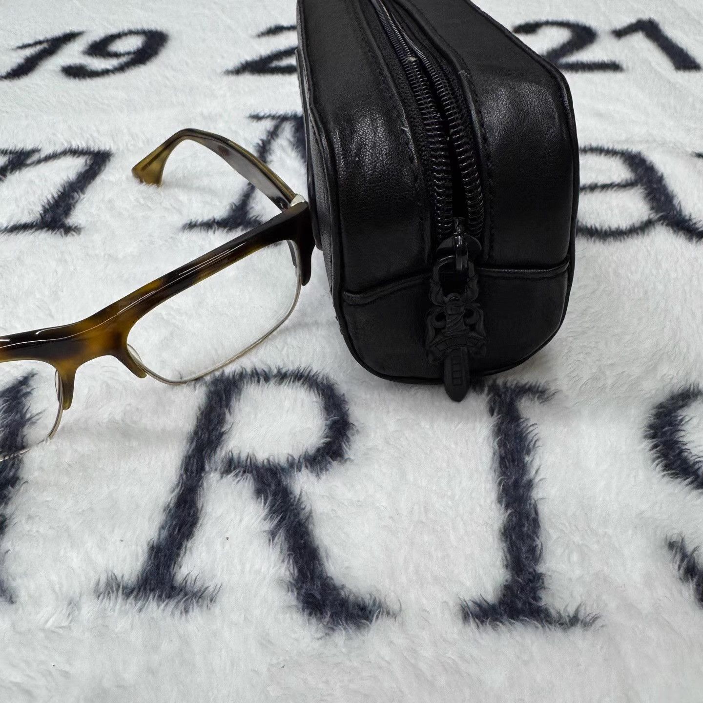 Chrome Hearts Chrome Hearts Tortoiseshell Amber Eyeglass Frame Q10 Size ONE SIZE - 5 Thumbnail