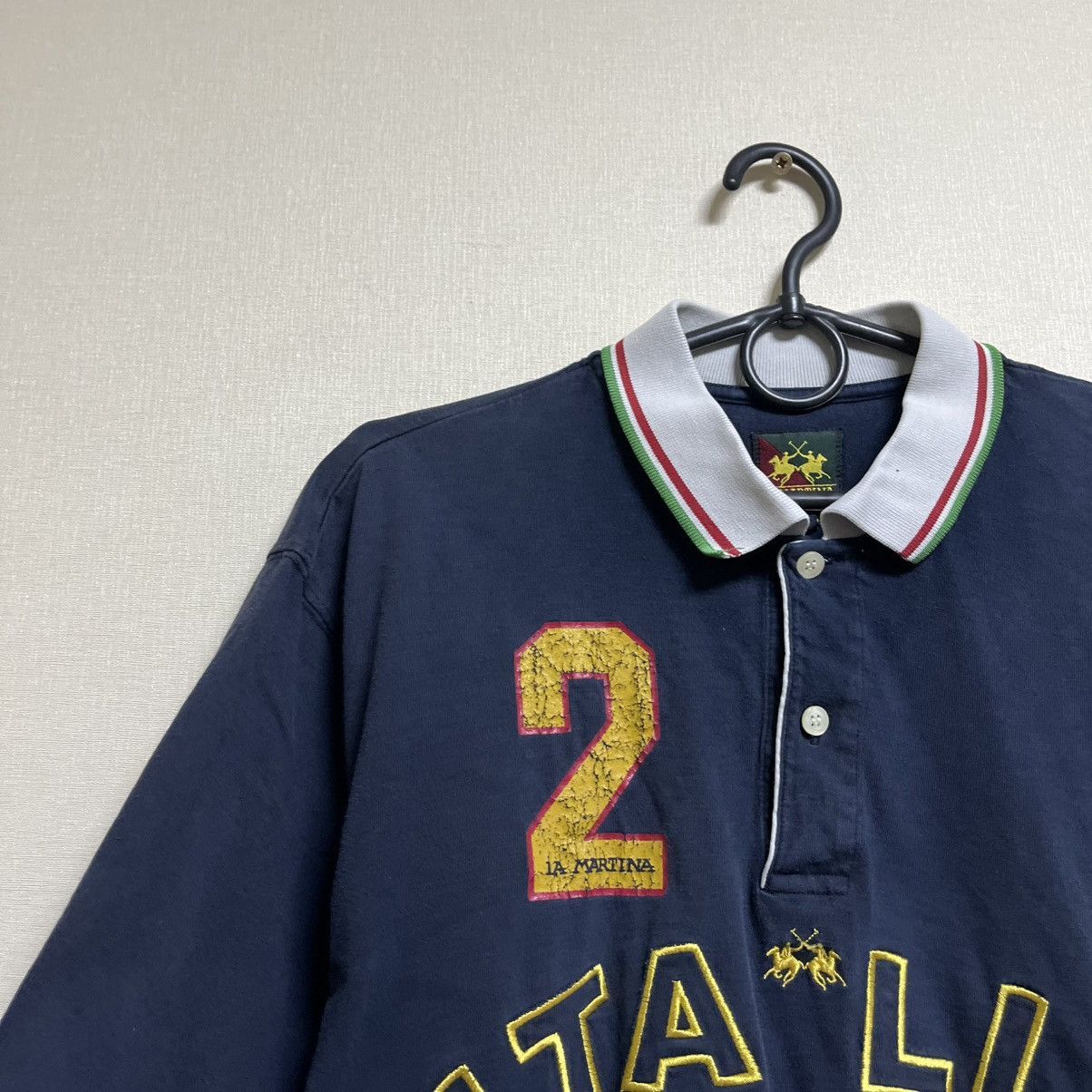 La Martina Vintage Y2K LA MARTINA Polo T-shirt Size US XL / EU 56 / 4 - 3 Thumbnail