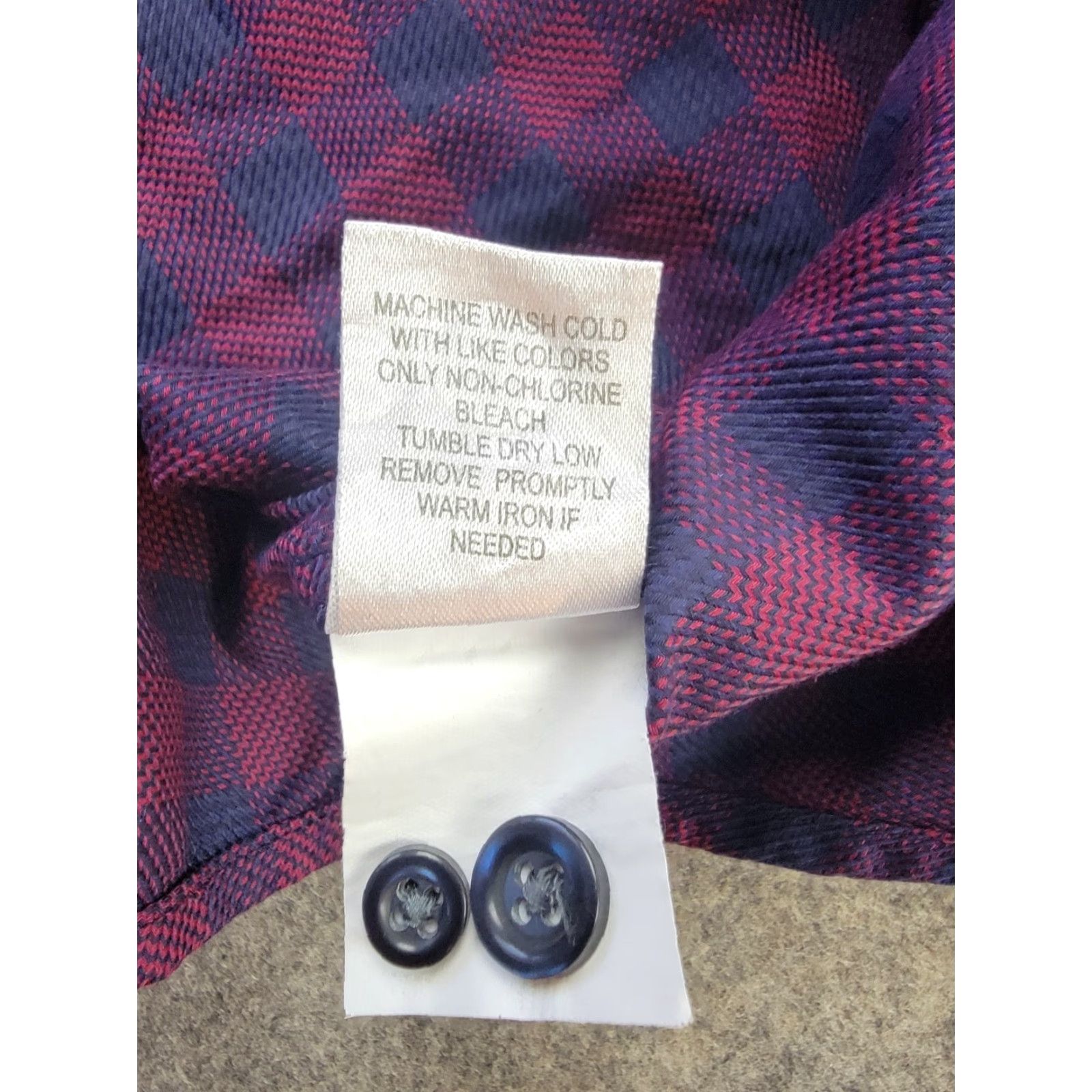 Johnston & Murphy Johnston & Murphy Shirt Mens XL Blue Red Plaid Button-Down Classic Woven Cotton Button-Up Size US XL / EU 56 / 4 - 6 Thumbnail
