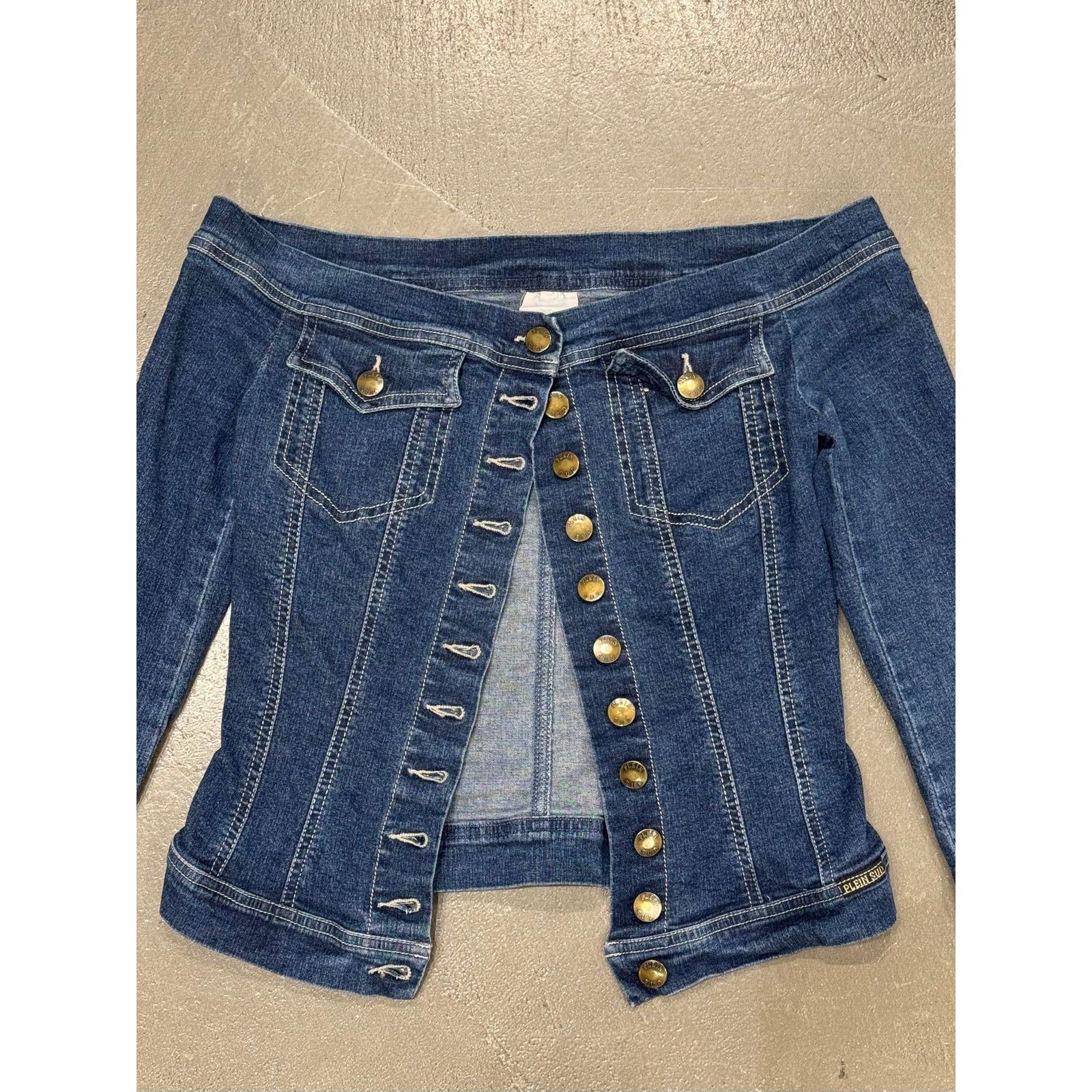 plein sud 2000s Plein Sud denim biker set Size 26" / US 2 / IT 38 - 5 Thumbnail