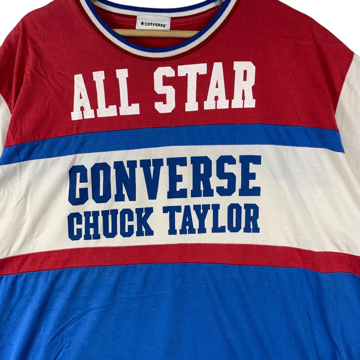 Converse Vintage CONVERSE CHUCK TAYLOR All Star Baskeball Tee Shirt Size XXL / US 16-18 / IT 52-54 - 4 Thumbnail