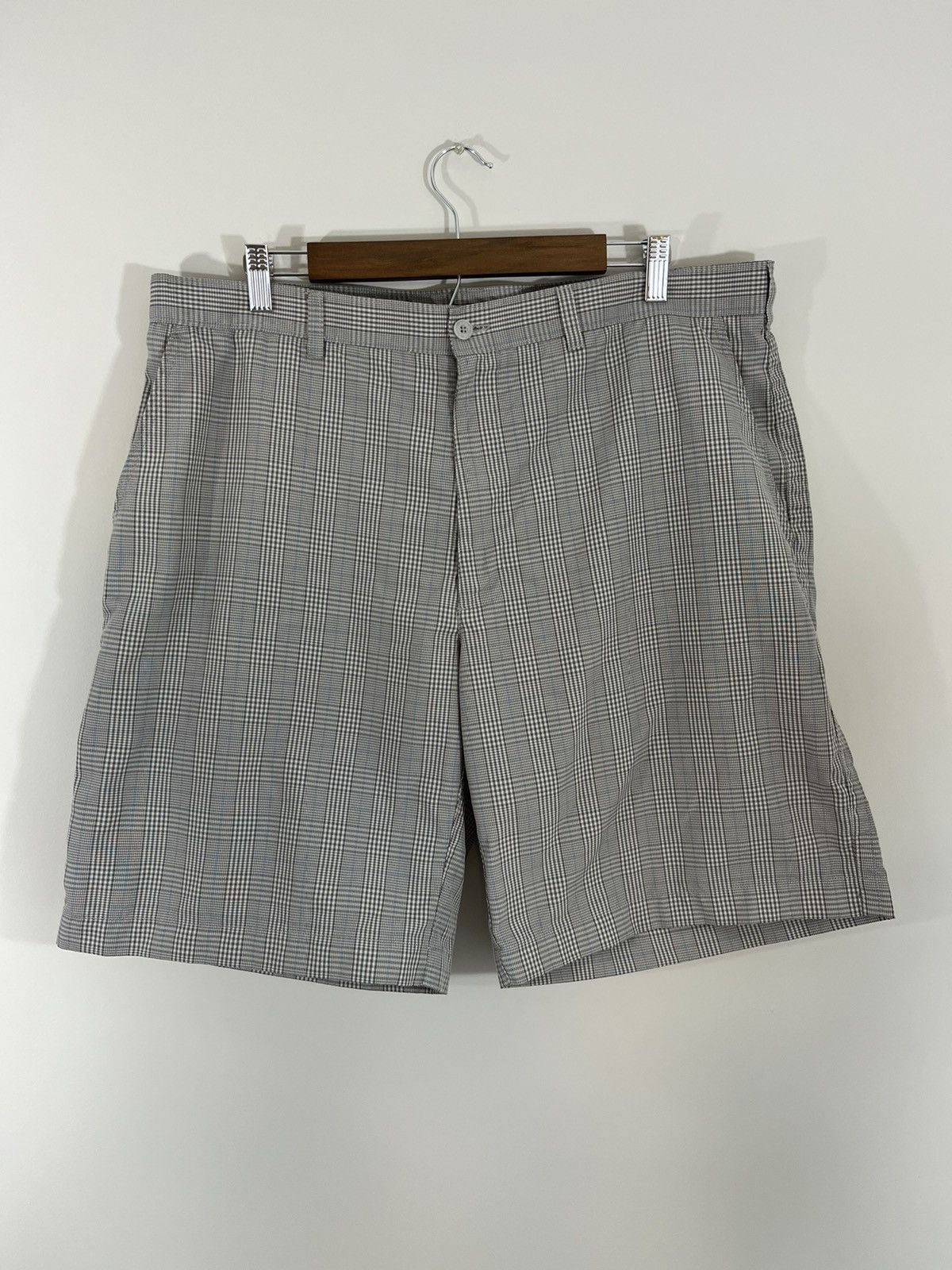 Vintage Check Plaid Pattern Y2K 2000s Skate Shorts Size US 36 / EU 52 - 1 Thumbnail