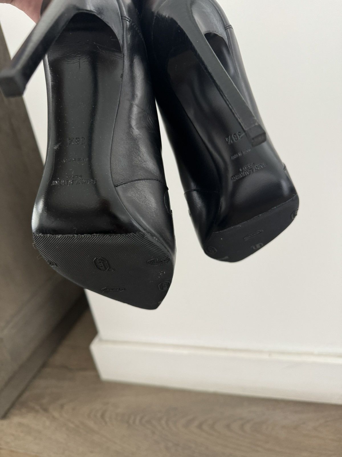 Saint Laurent Paris Leather western heels Size US 8.5 / IT 38.5 - 4 Thumbnail