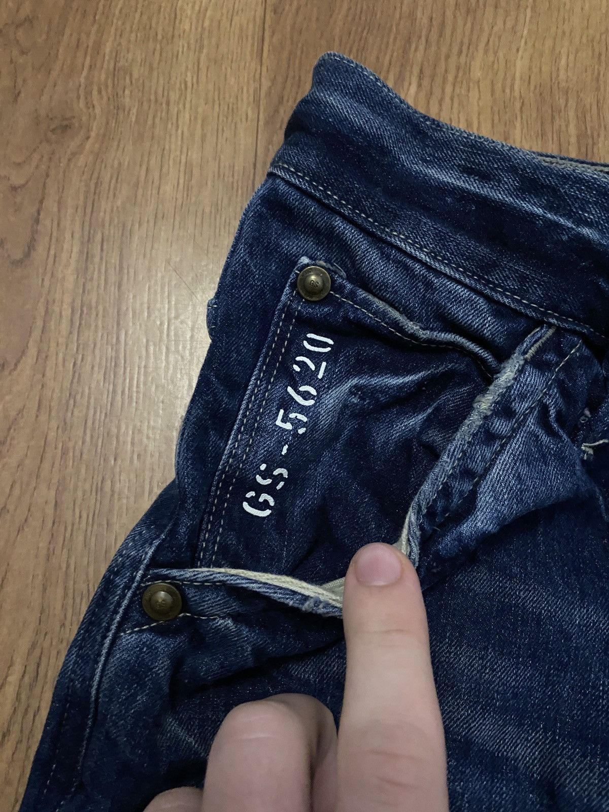 G-Star × Vintage Denim Pants Gstar Raw Jeans Y2K Size US 32 / EU 48 - 3 Thumbnail